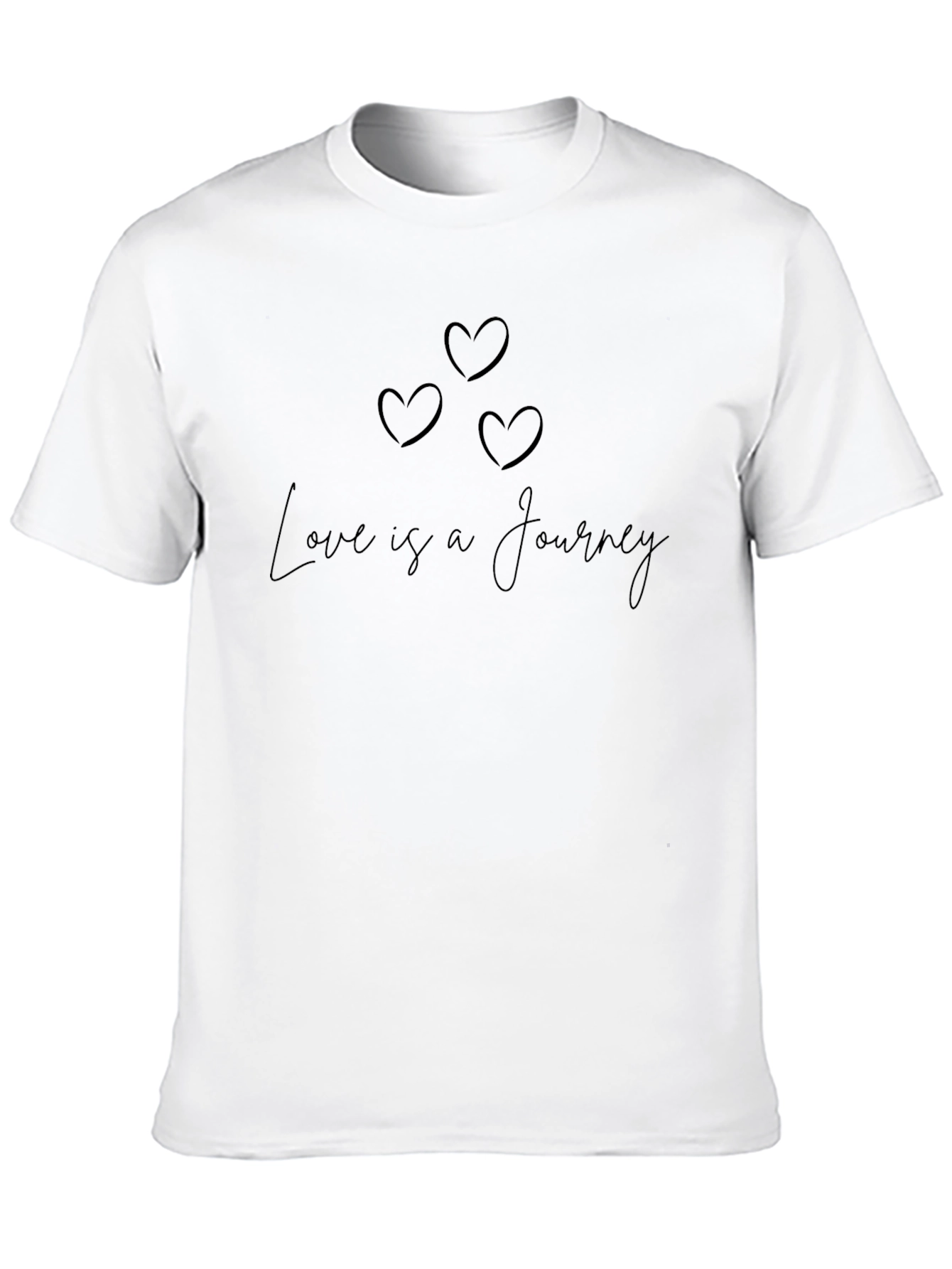 Camiseta Negra El Amor es un Viaje