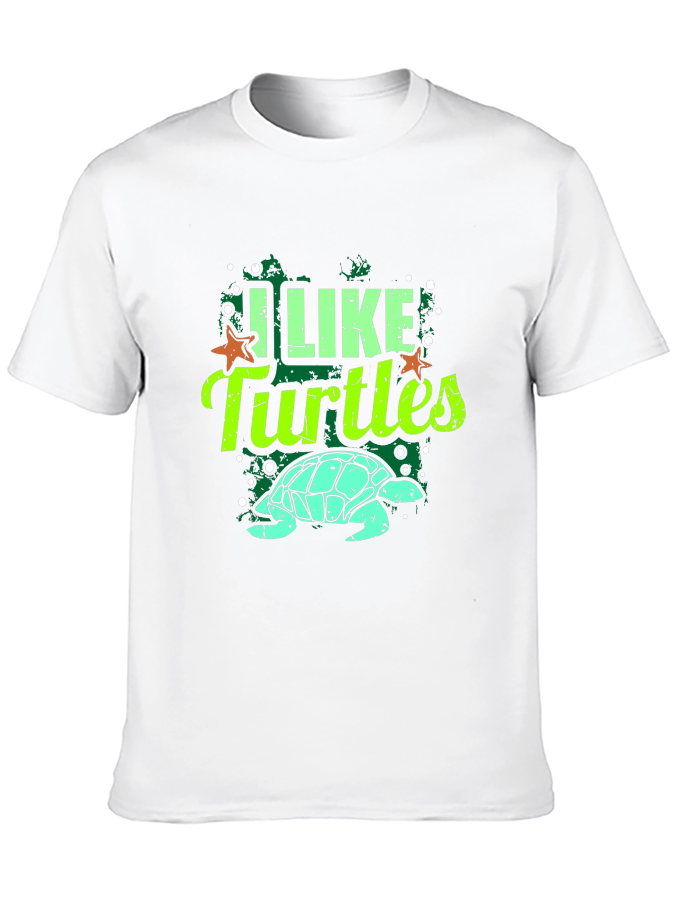 Camiseta Negra Me Gustan las Tortugas