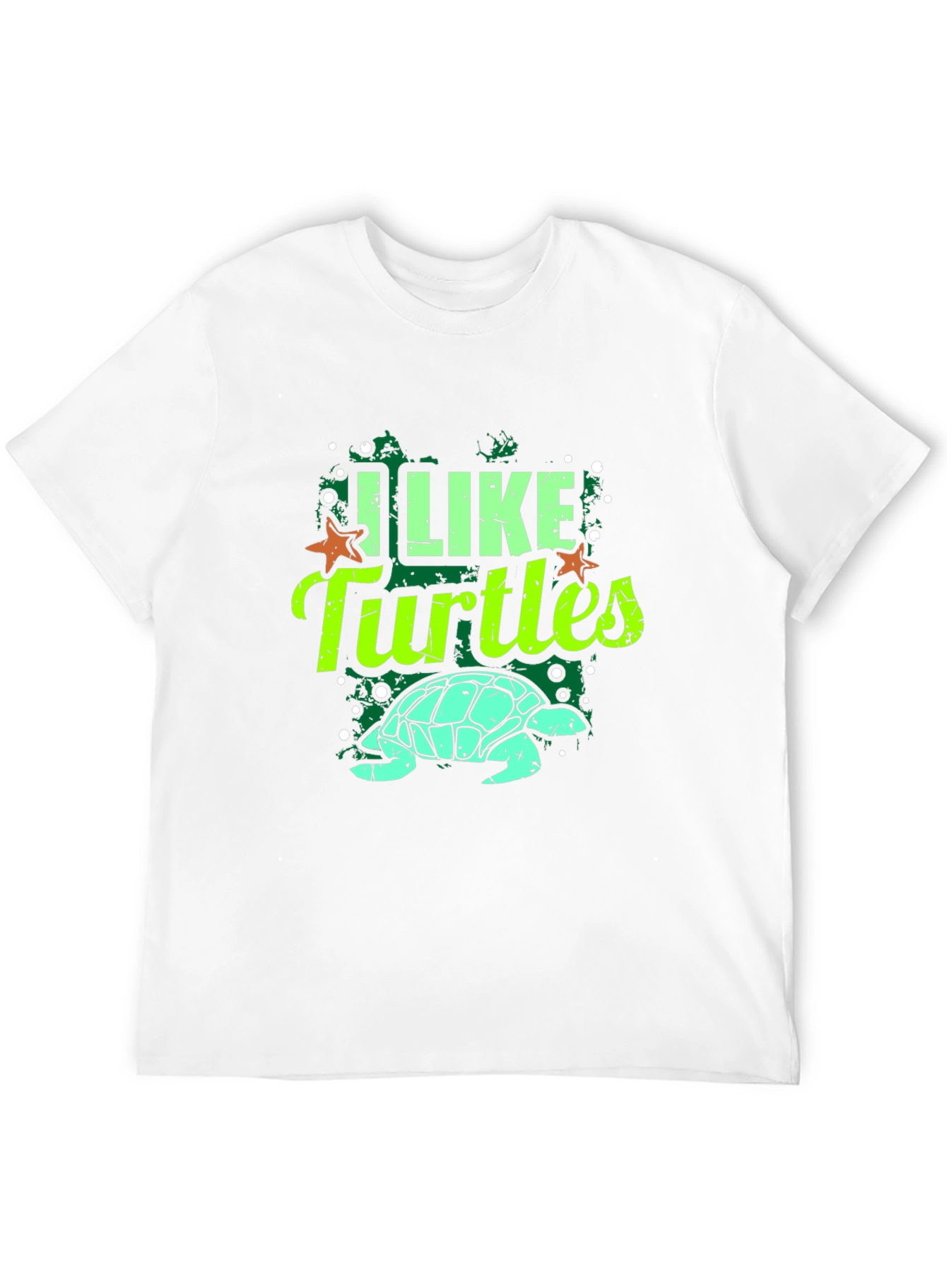 Camiseta Negra Me Gustan las Tortugas
