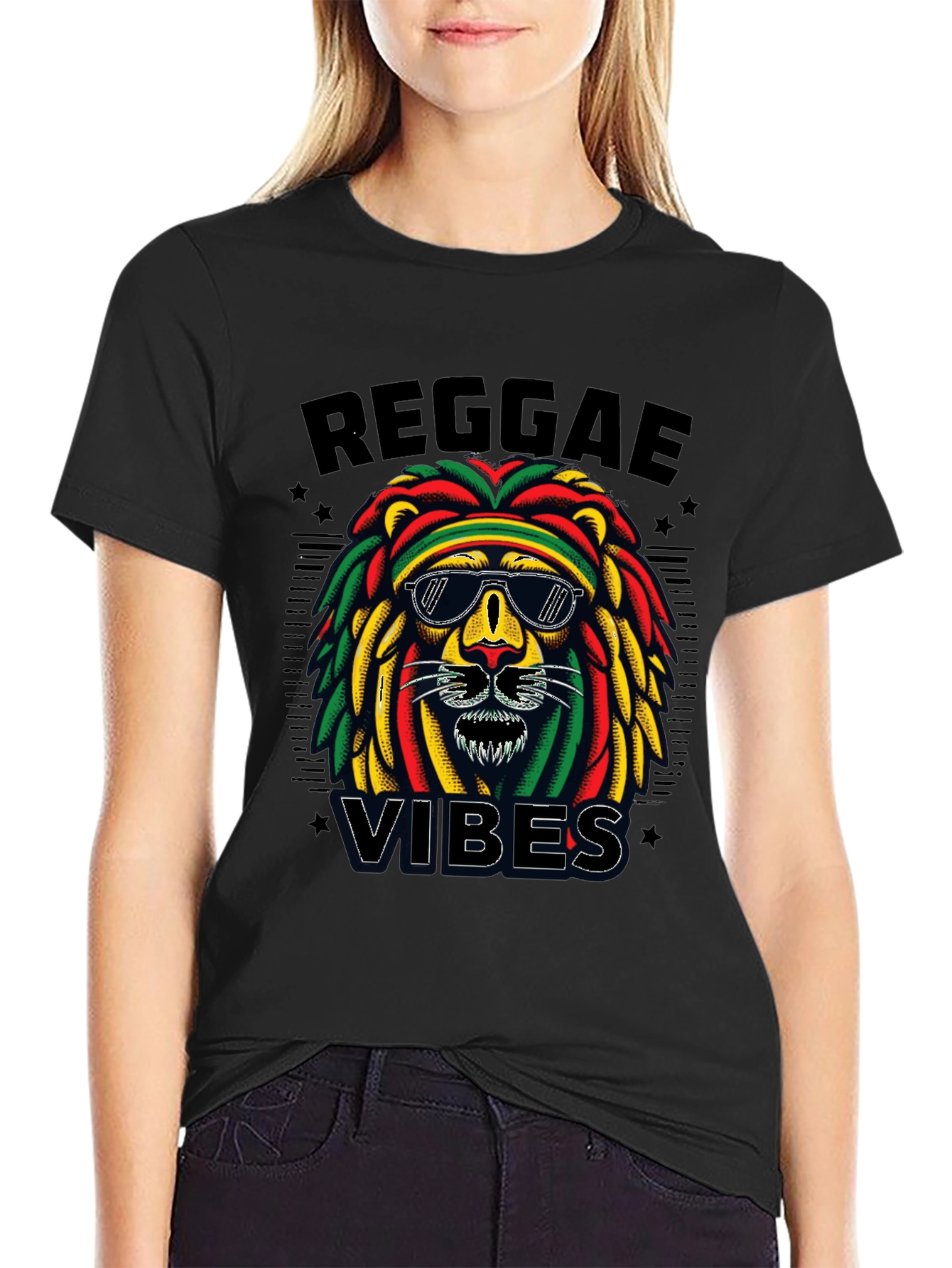 Camiseta Reggae Vibes León Rasta