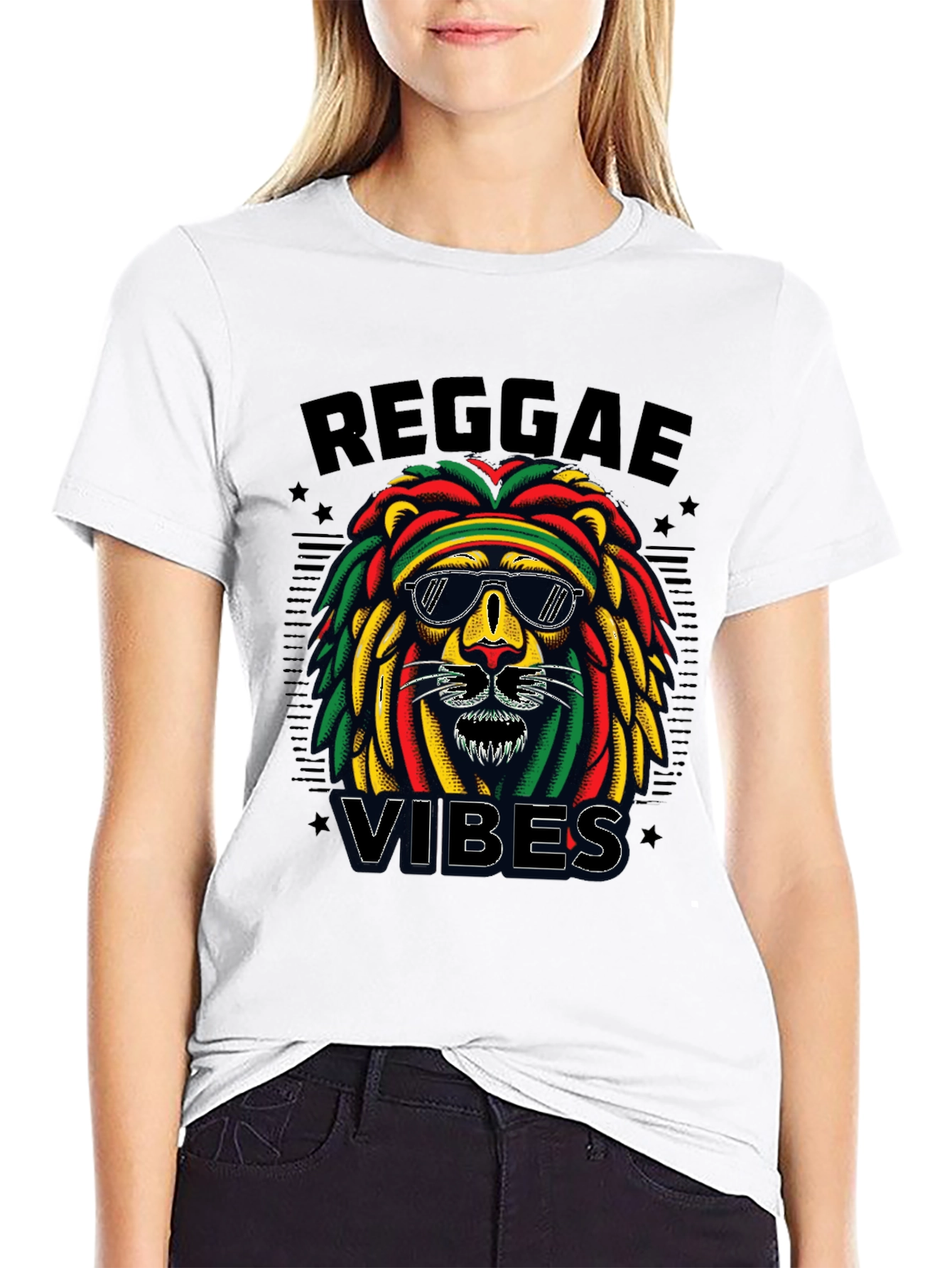 Camiseta Reggae Vibes León Rasta