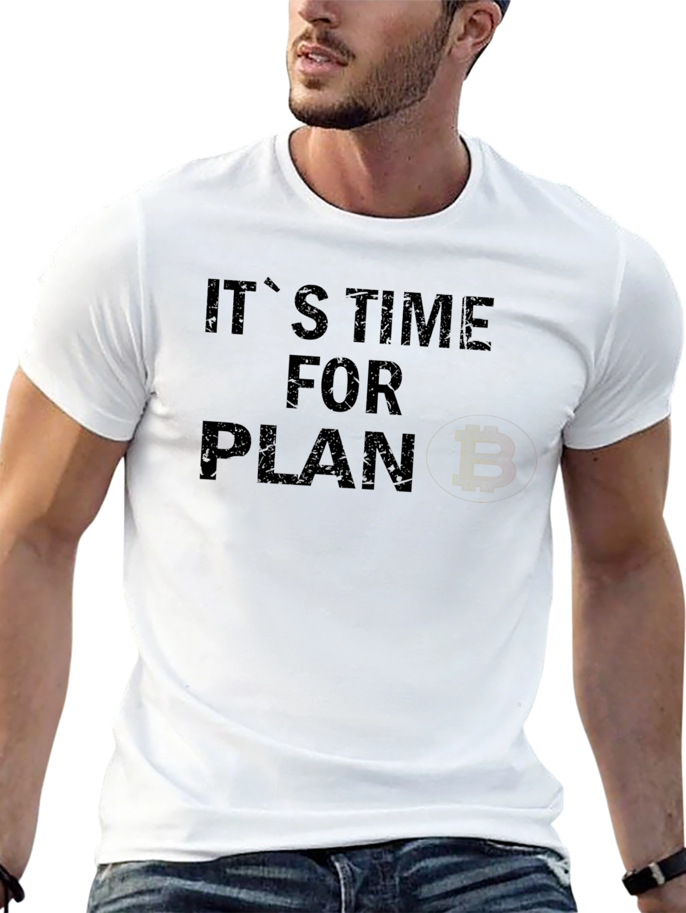 Camiseta Negra Plan B Bitcoin
