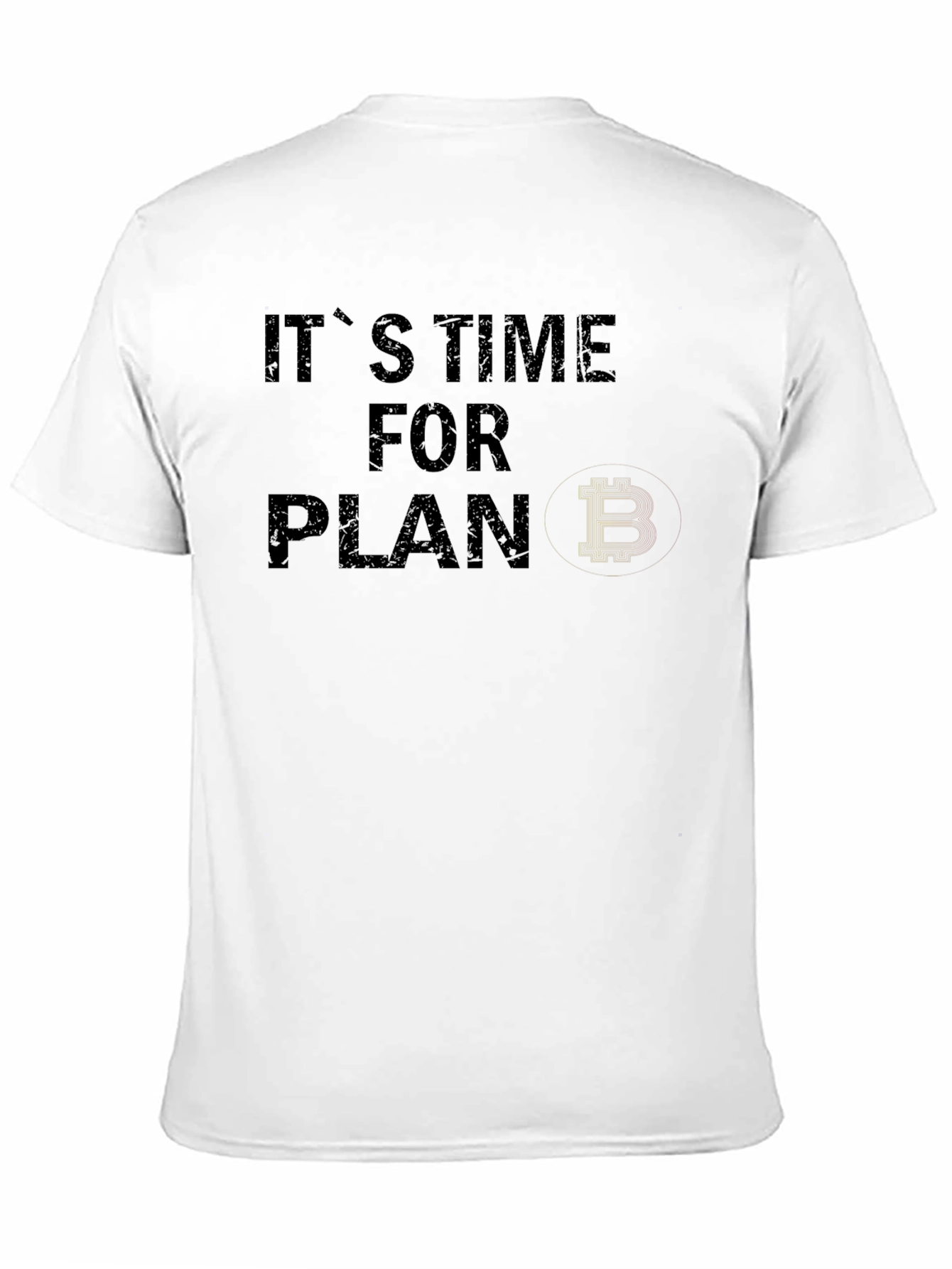 Camiseta Negra Plan B Bitcoin