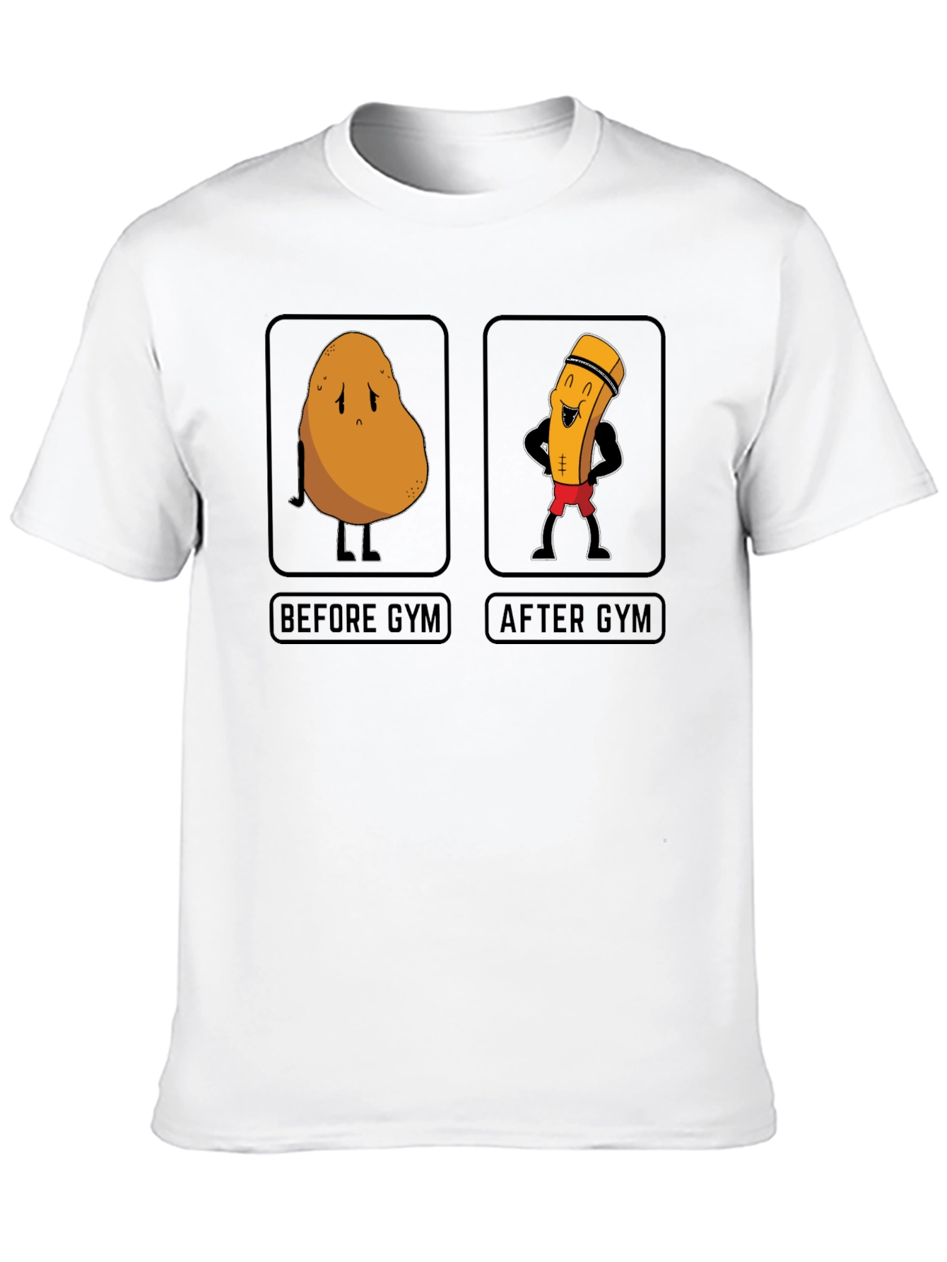 Camiseta Negra Gym Humor