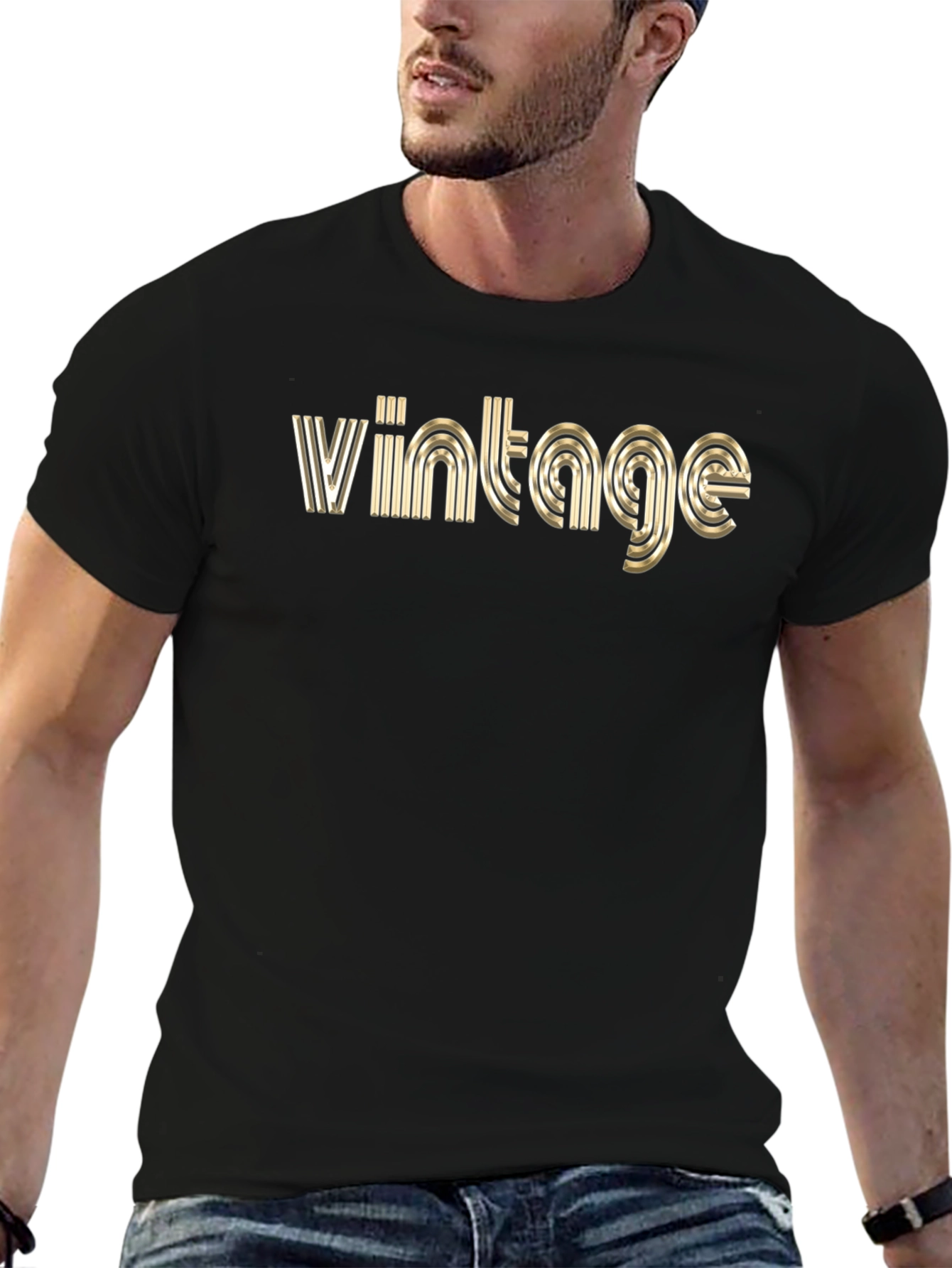 Camiseta Negra Vintage