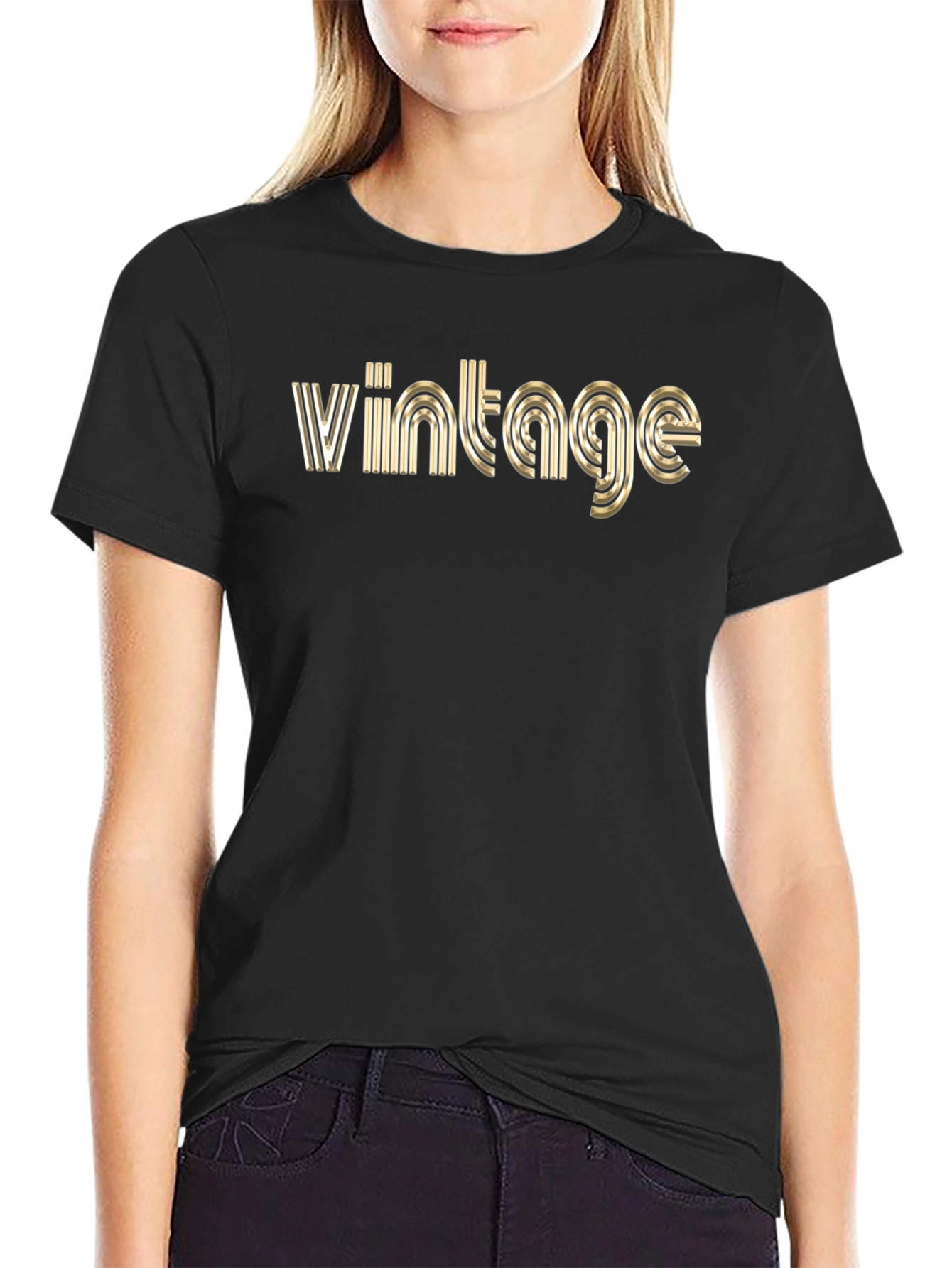Camiseta Negra Vintage