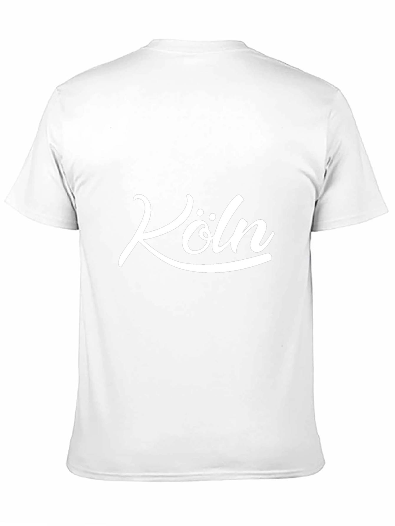 Camiseta Negra Köln para Hombre - Diseño Urbano