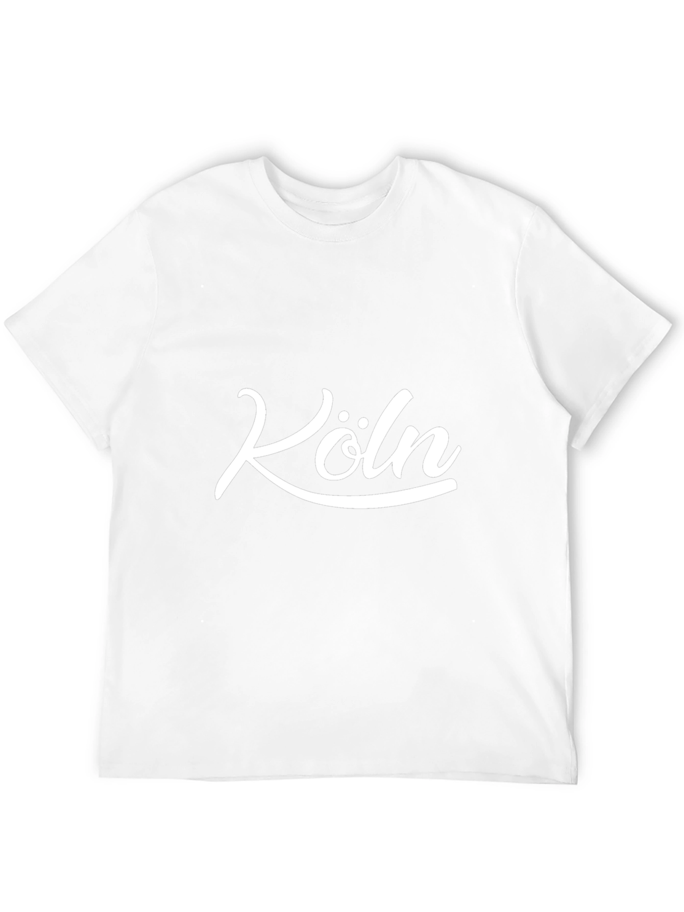 Camiseta Negra Köln para Hombre - Diseño Urbano