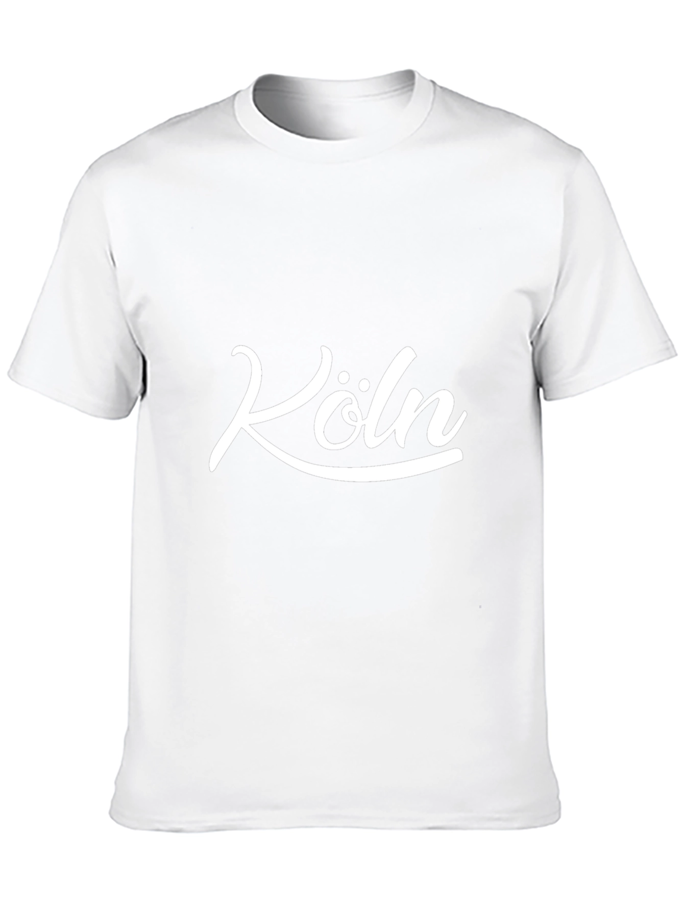 Camiseta Negra Köln para Hombre - Diseño Urbano