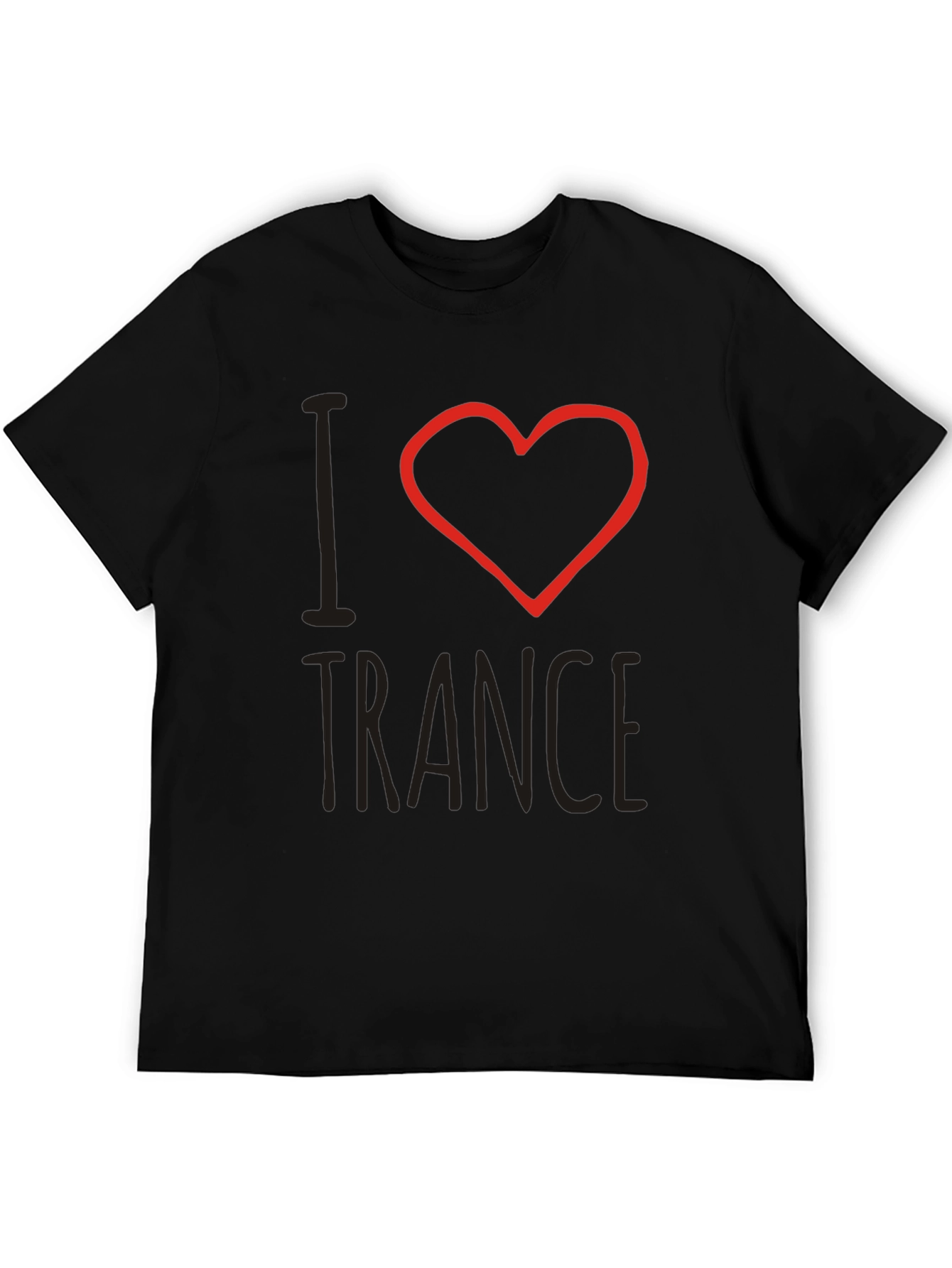 Camiseta Negra I Corazón Trance