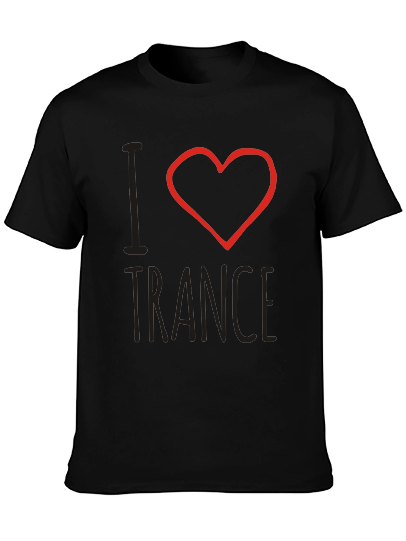 Camiseta Negra I Corazón Trance
