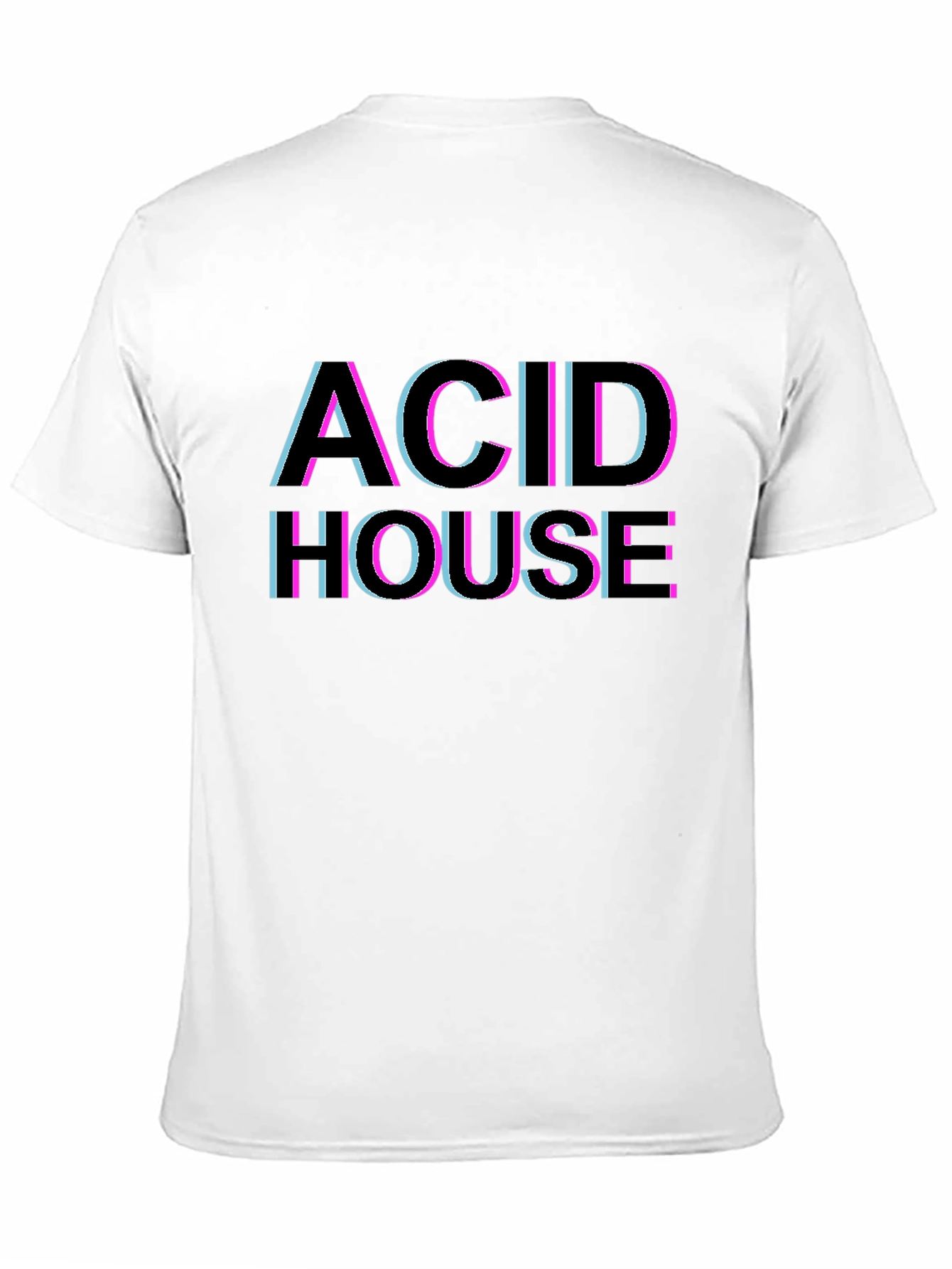 Camiseta Negra Estilo Acid House