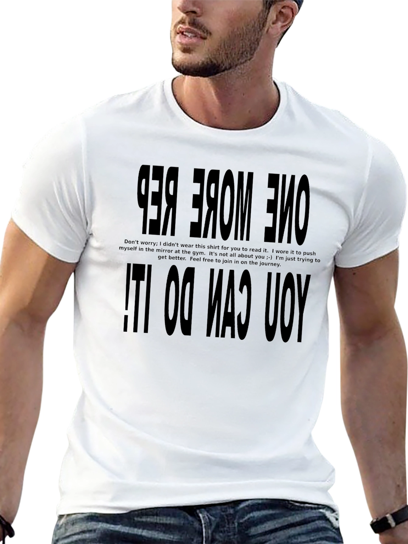 Camiseta Motivacional de Entrenamiento: Una Repetición Más