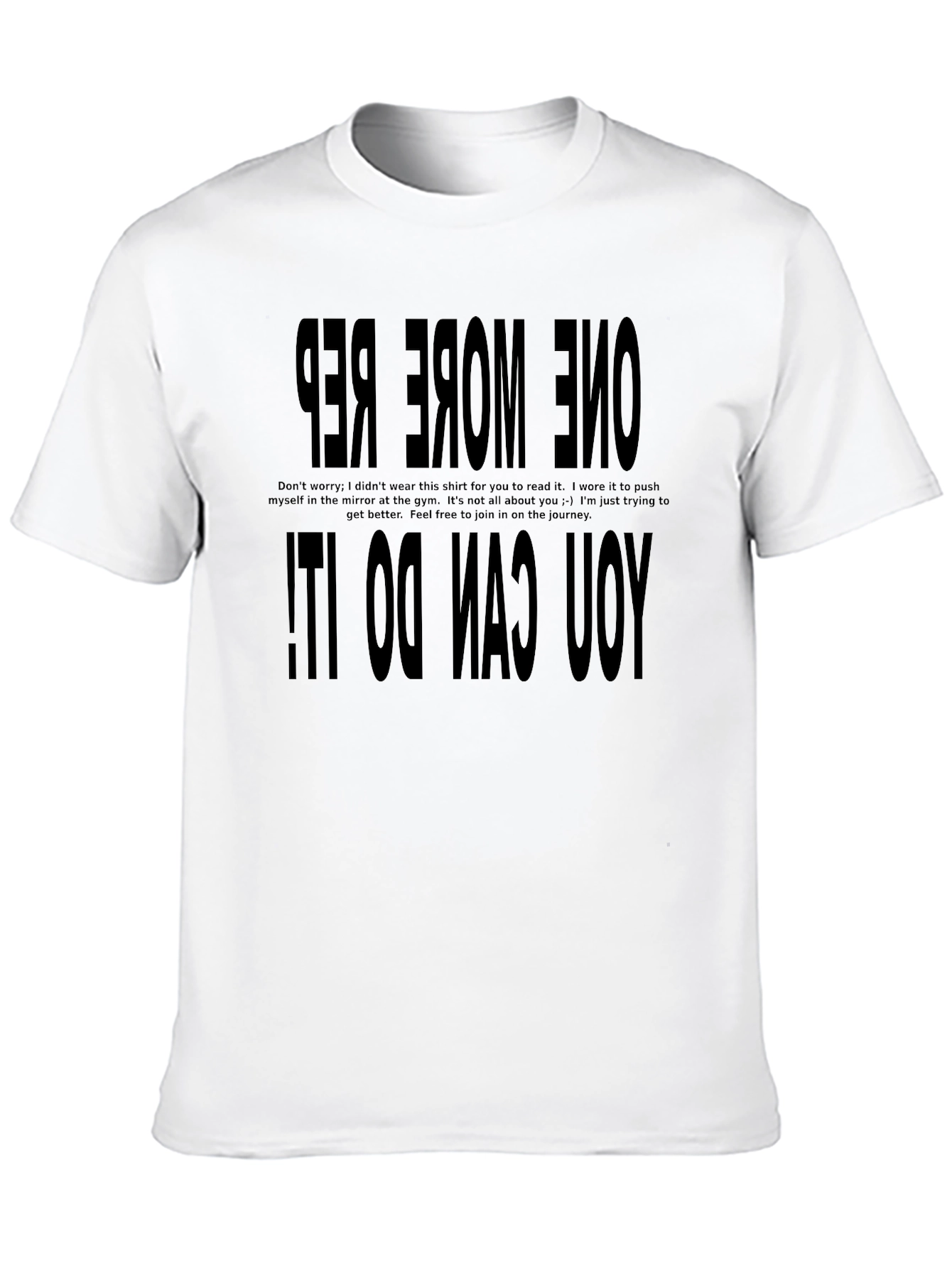 Camiseta Motivacional de Entrenamiento: Una Repetición Más