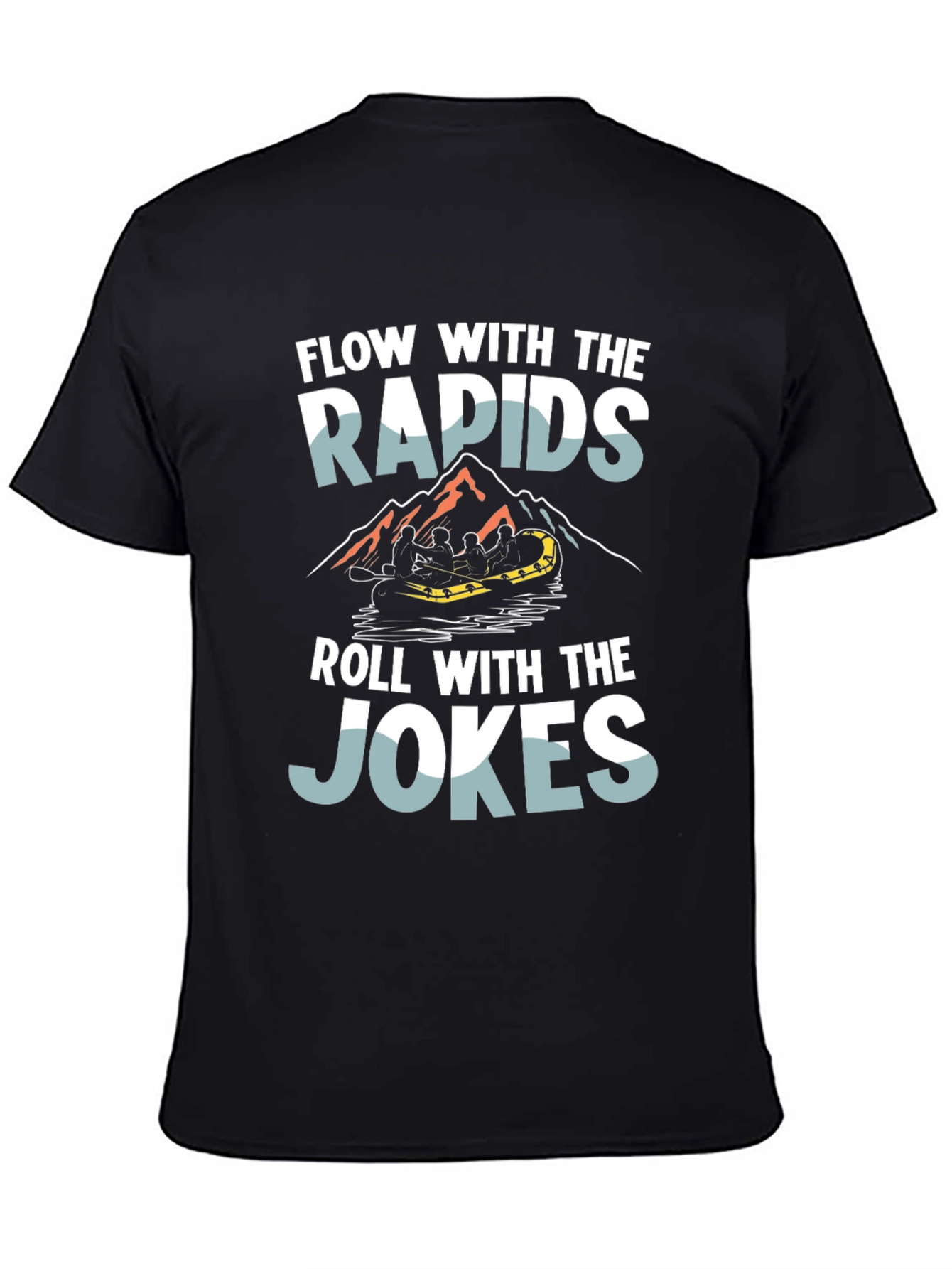 Camiseta Negra: Rápidos y Chistes