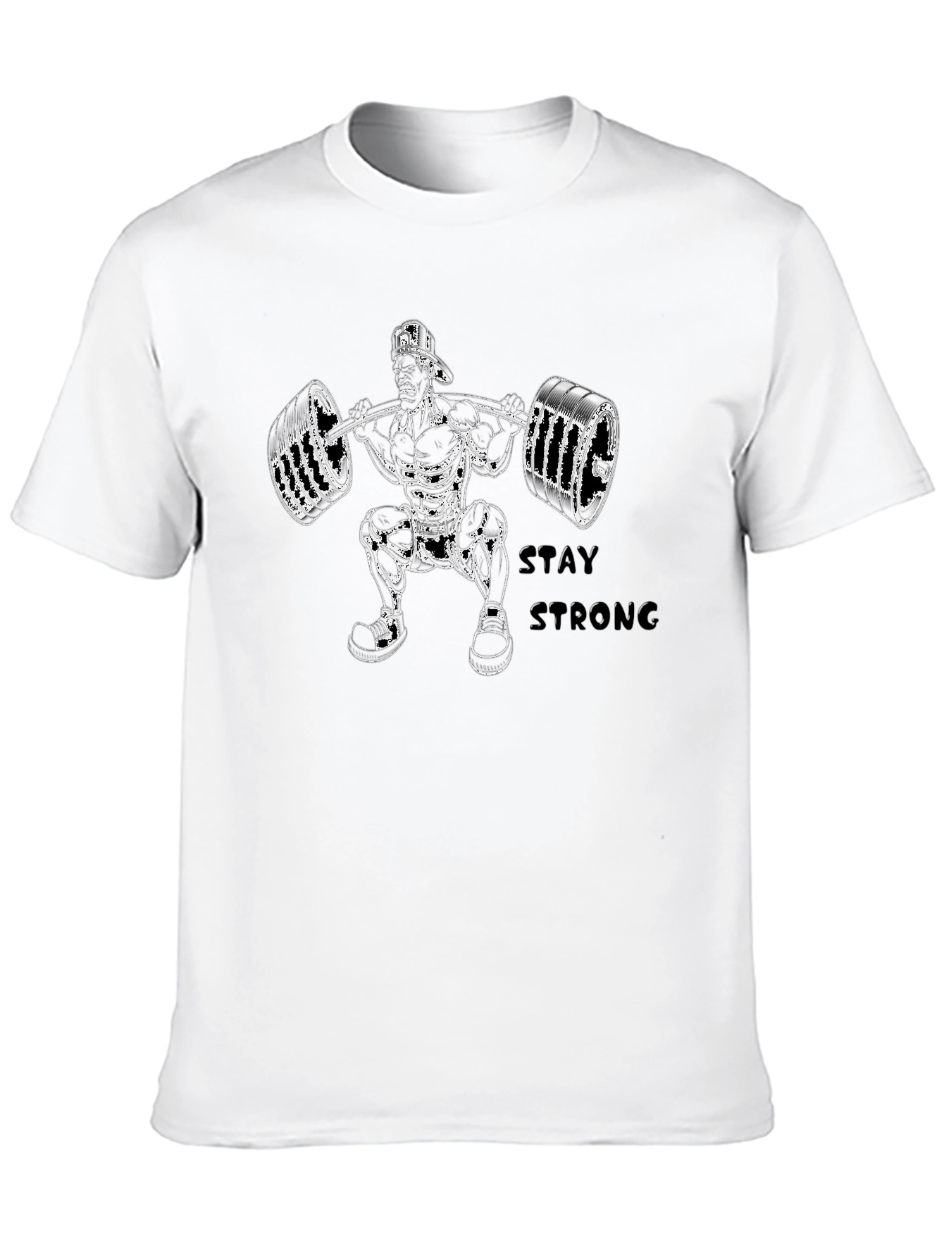 Camiseta Negra Stay Strong