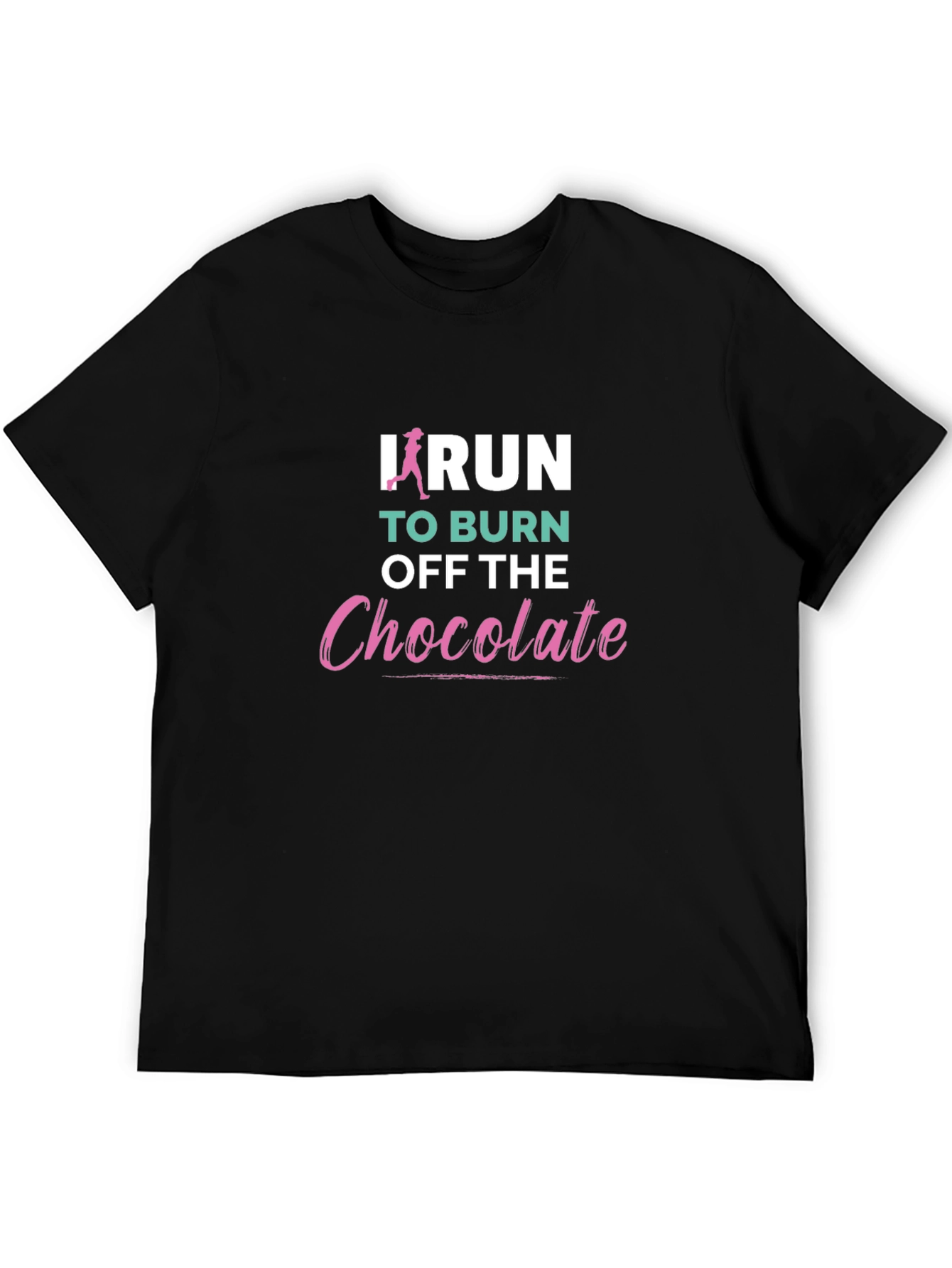 Camiseta Negra Running Chocolate