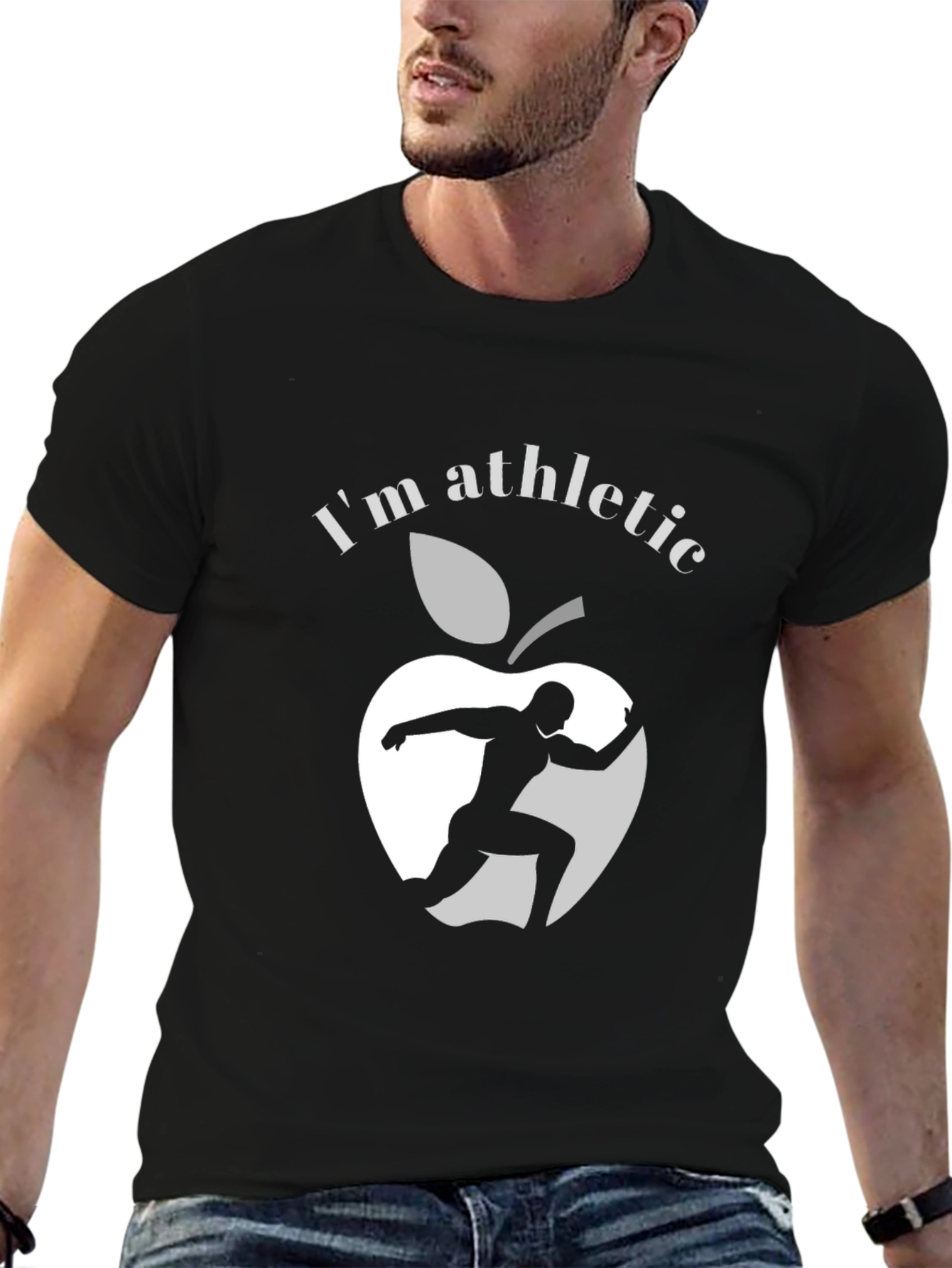 Camiseta Negra Deportiva Soy Atlético