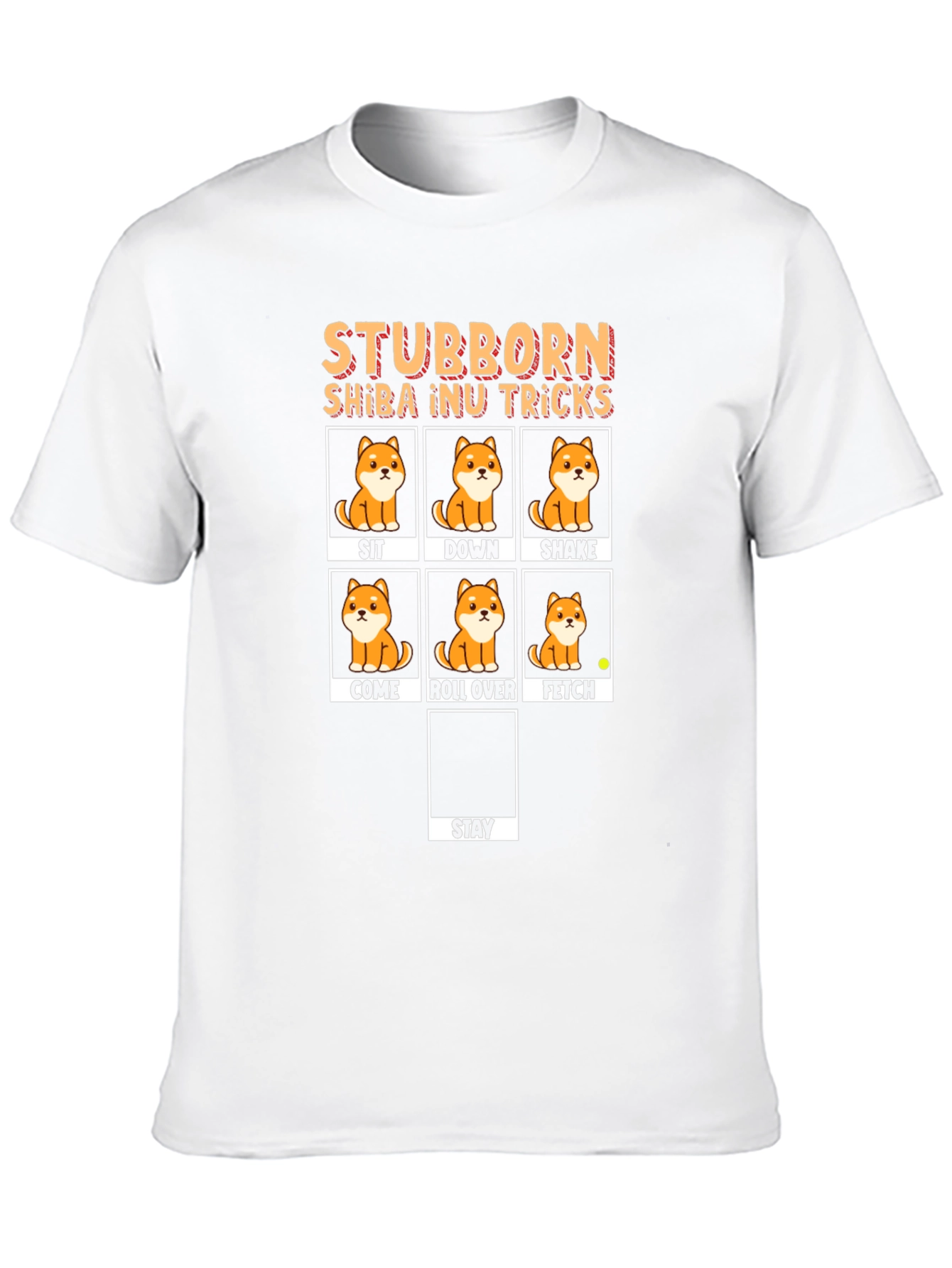 Camiseta Shiba Inu Stubborn Tricks