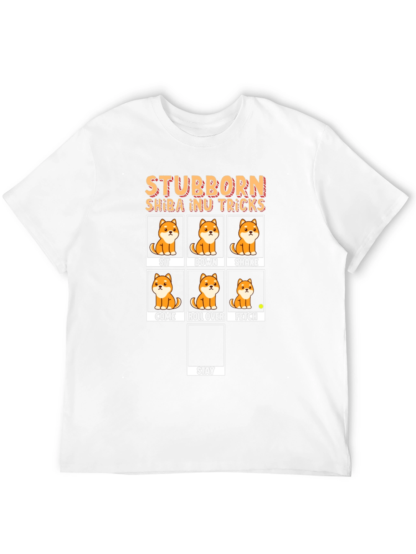 Camiseta Shiba Inu Stubborn Tricks