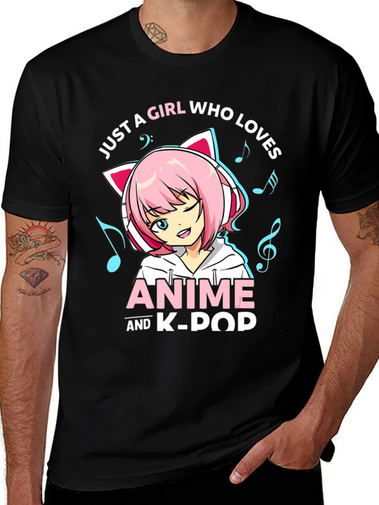 Camiseta Anime y K-Pop para Amantes de la Cultura Pop