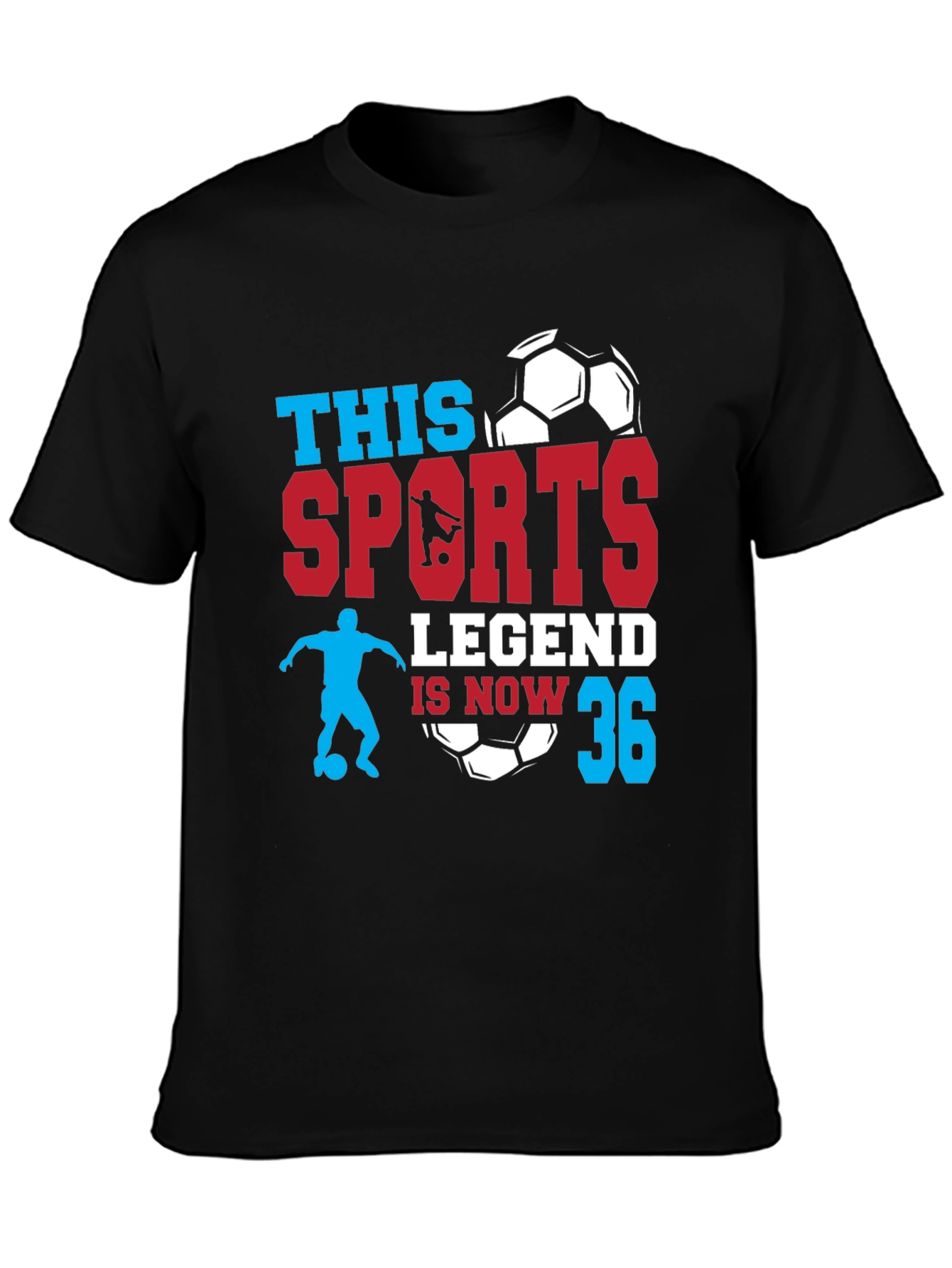Camiseta Deportiva Leyenda 36 Años Fútbol
