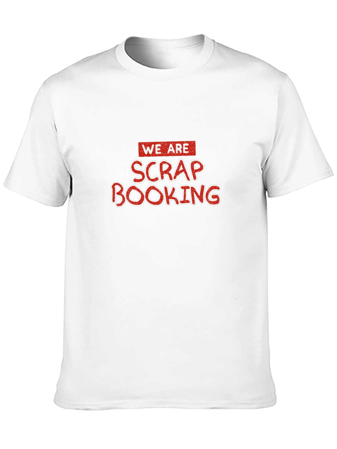 Camiseta Negra Scrap Booking para Aficionados al Arte