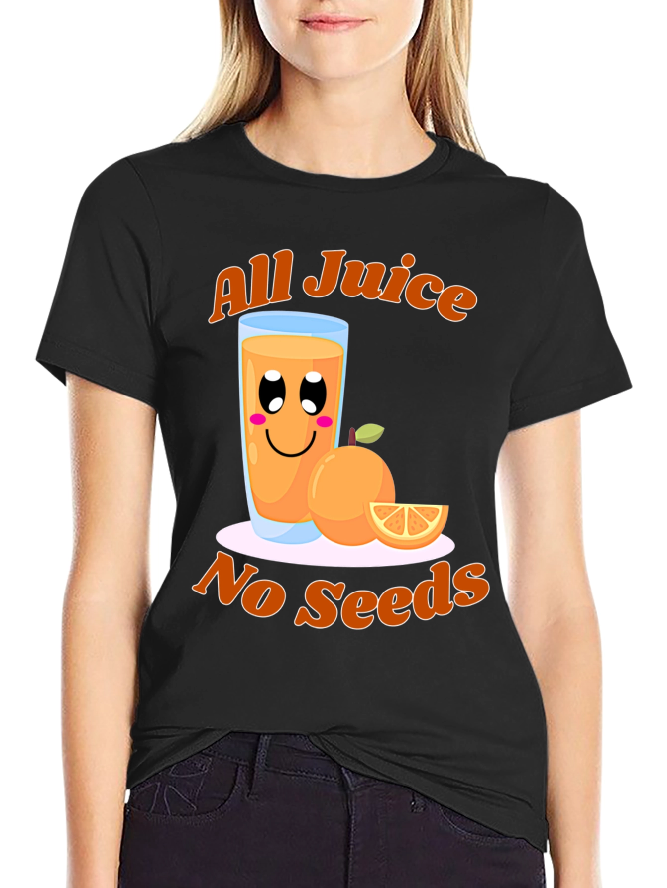Camiseta Todo Jugo Sin Semillas Naranja