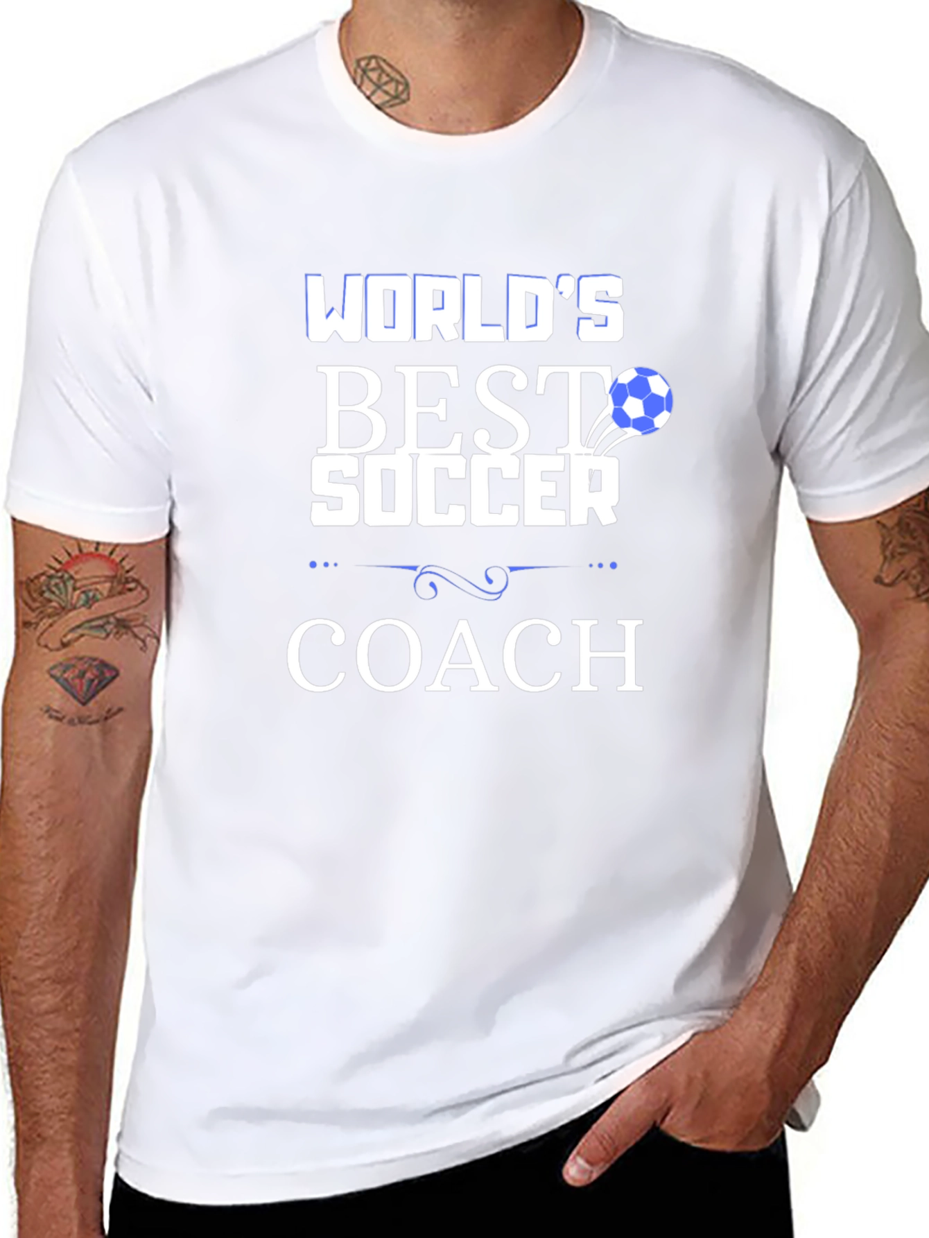 Camiseta Negra El Mejor Entrenador del Mundo