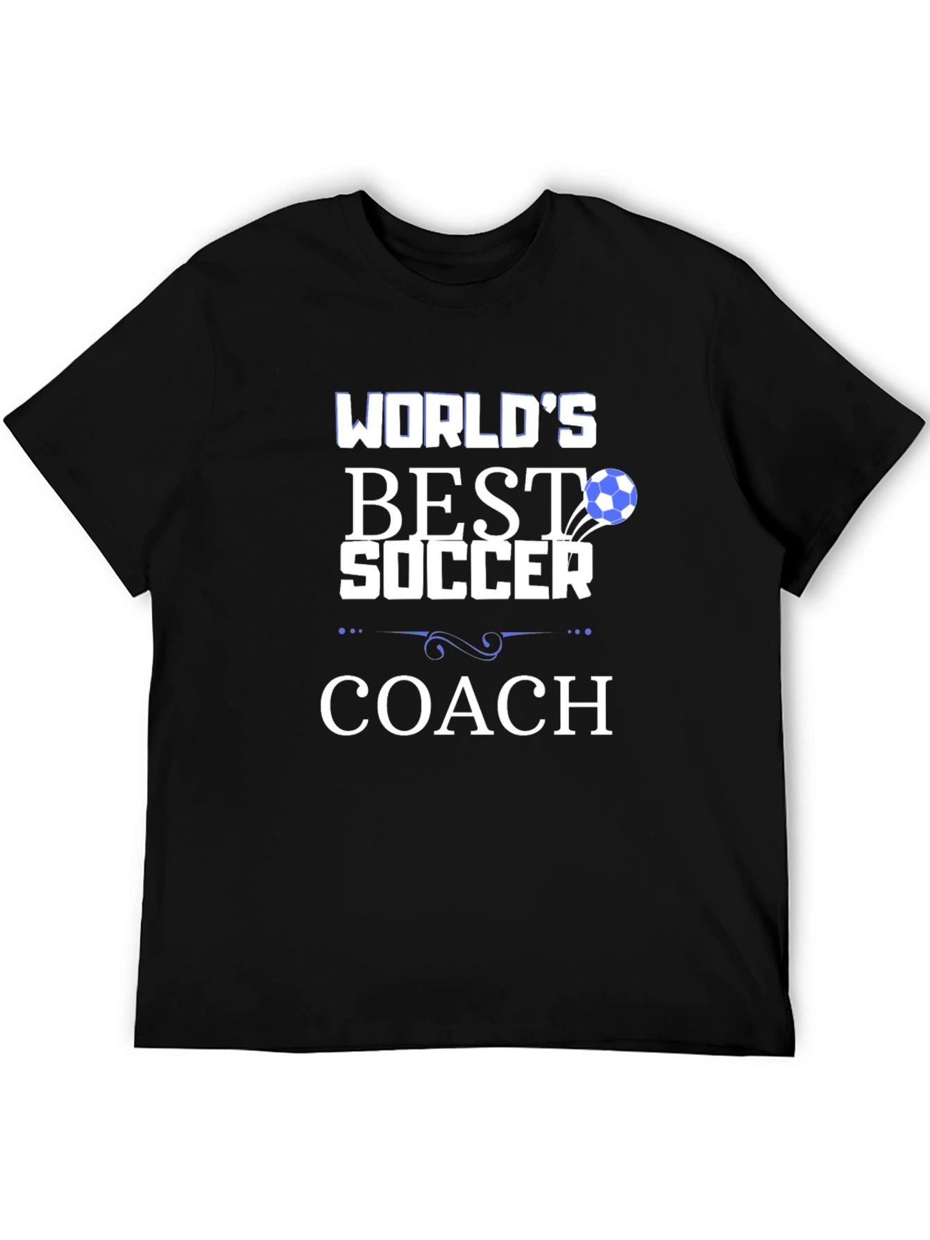 Camiseta Negra El Mejor Entrenador del Mundo
