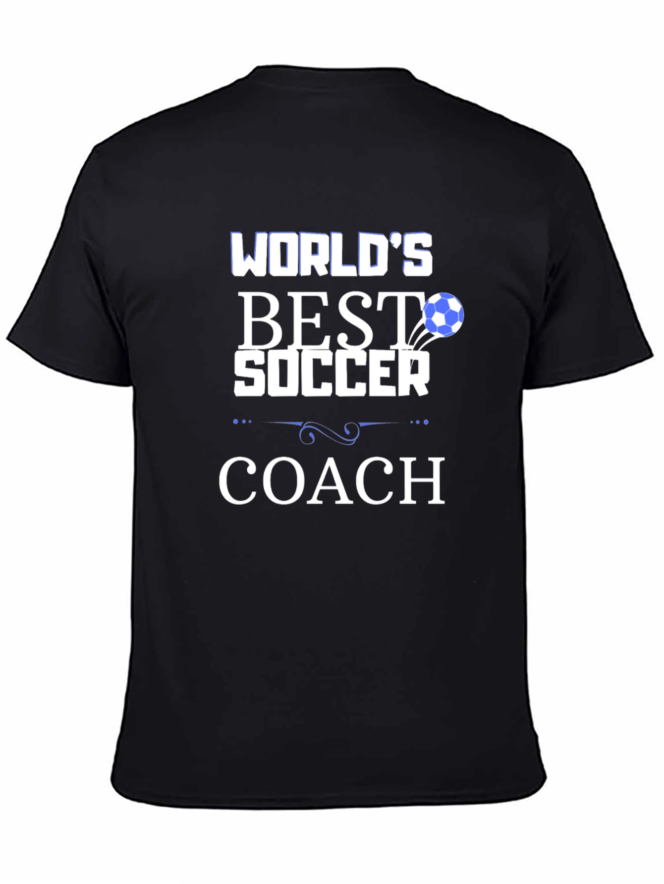 Camiseta Negra El Mejor Entrenador del Mundo
