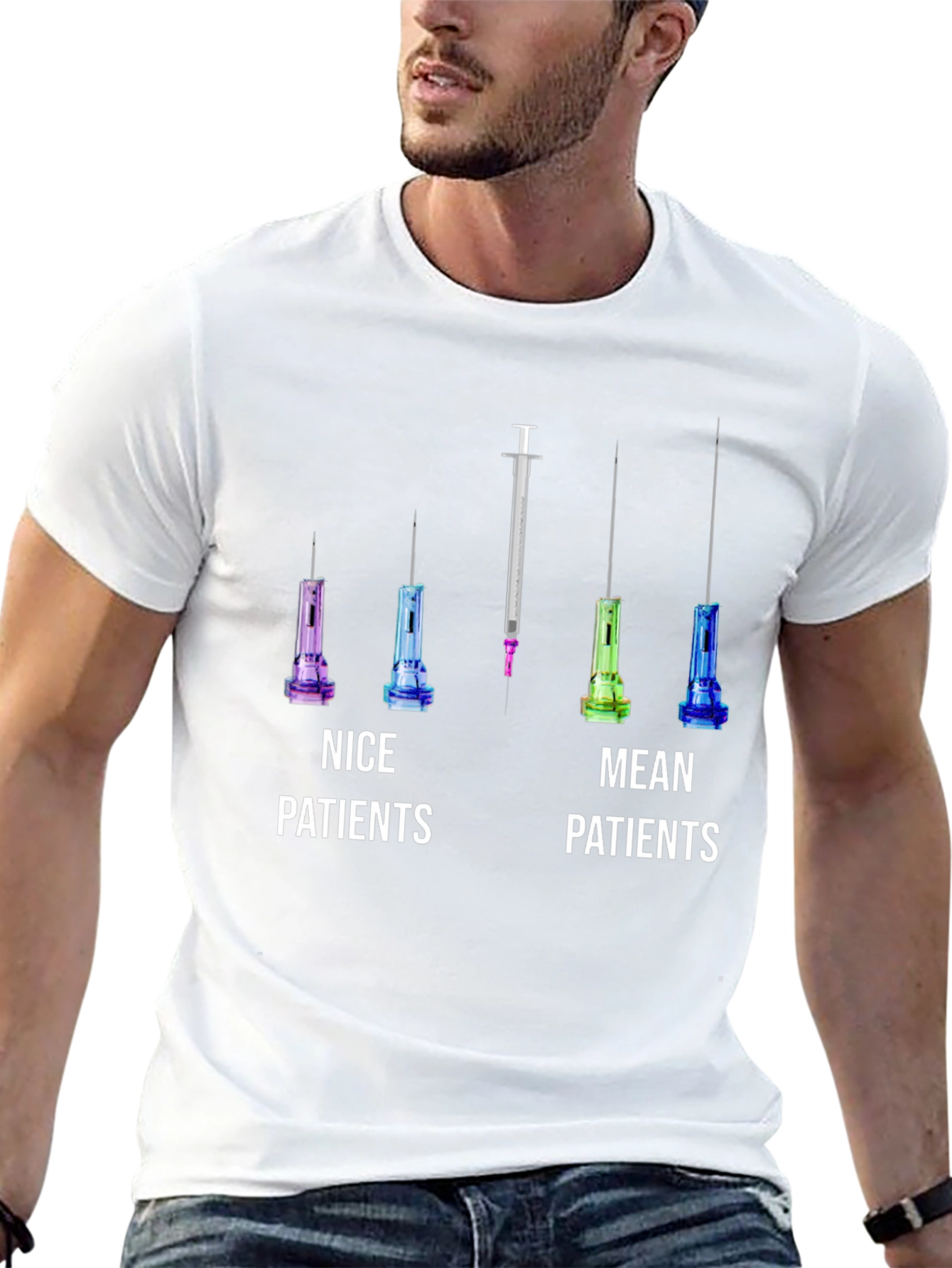 Camiseta Pacientes Nice vs. Mean
