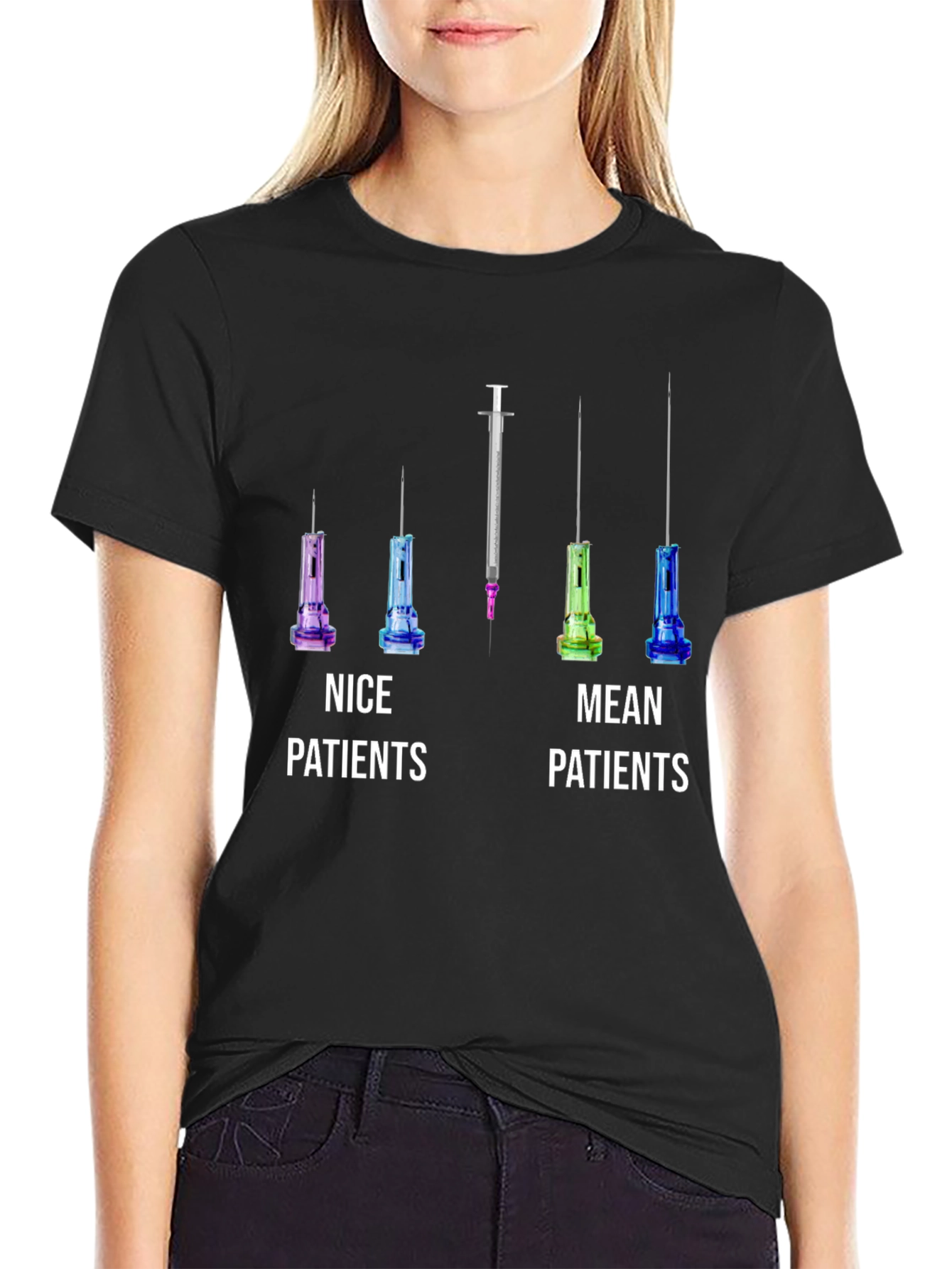 Camiseta Pacientes Nice vs. Mean