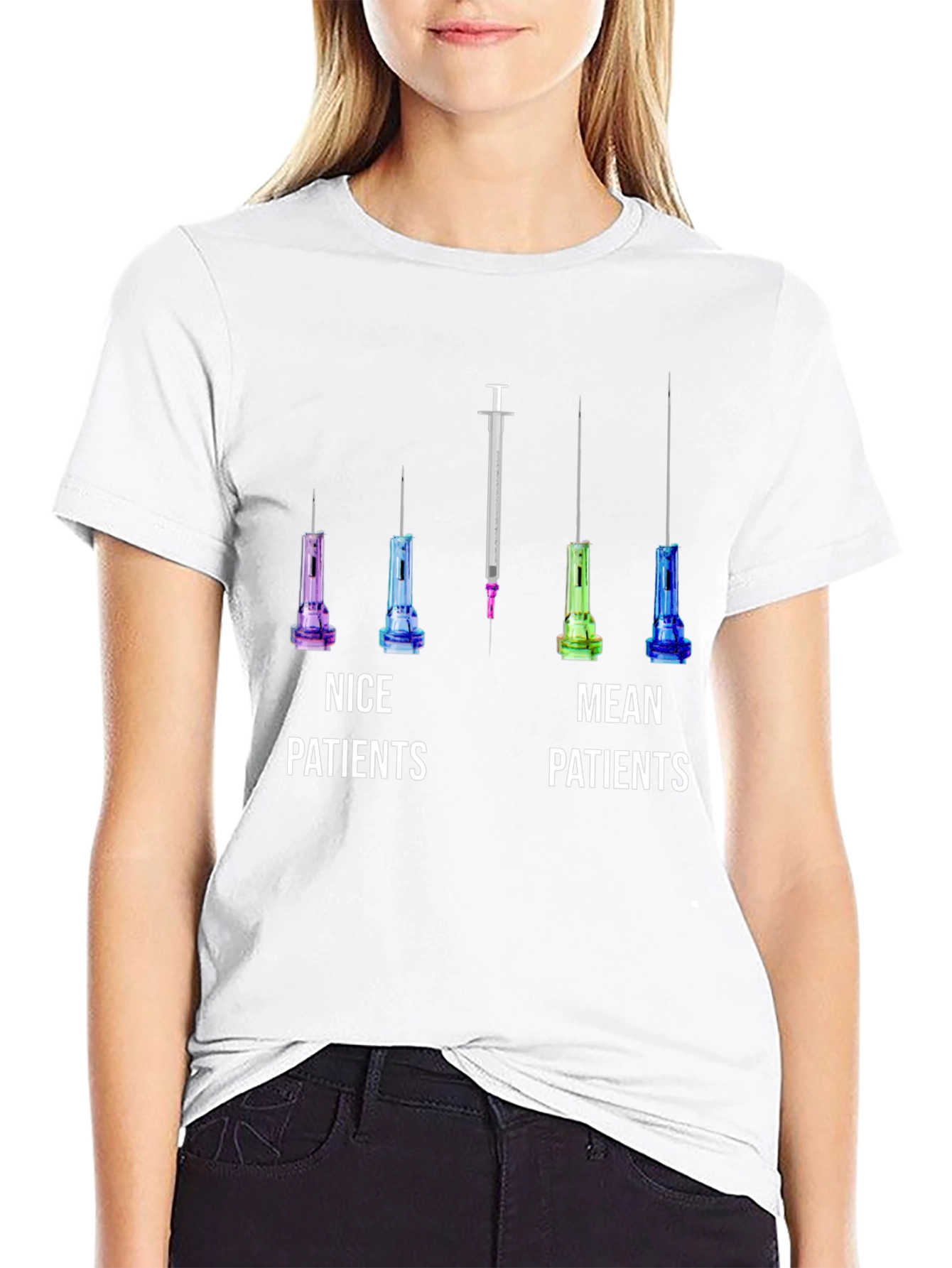Camiseta Pacientes Nice vs. Mean