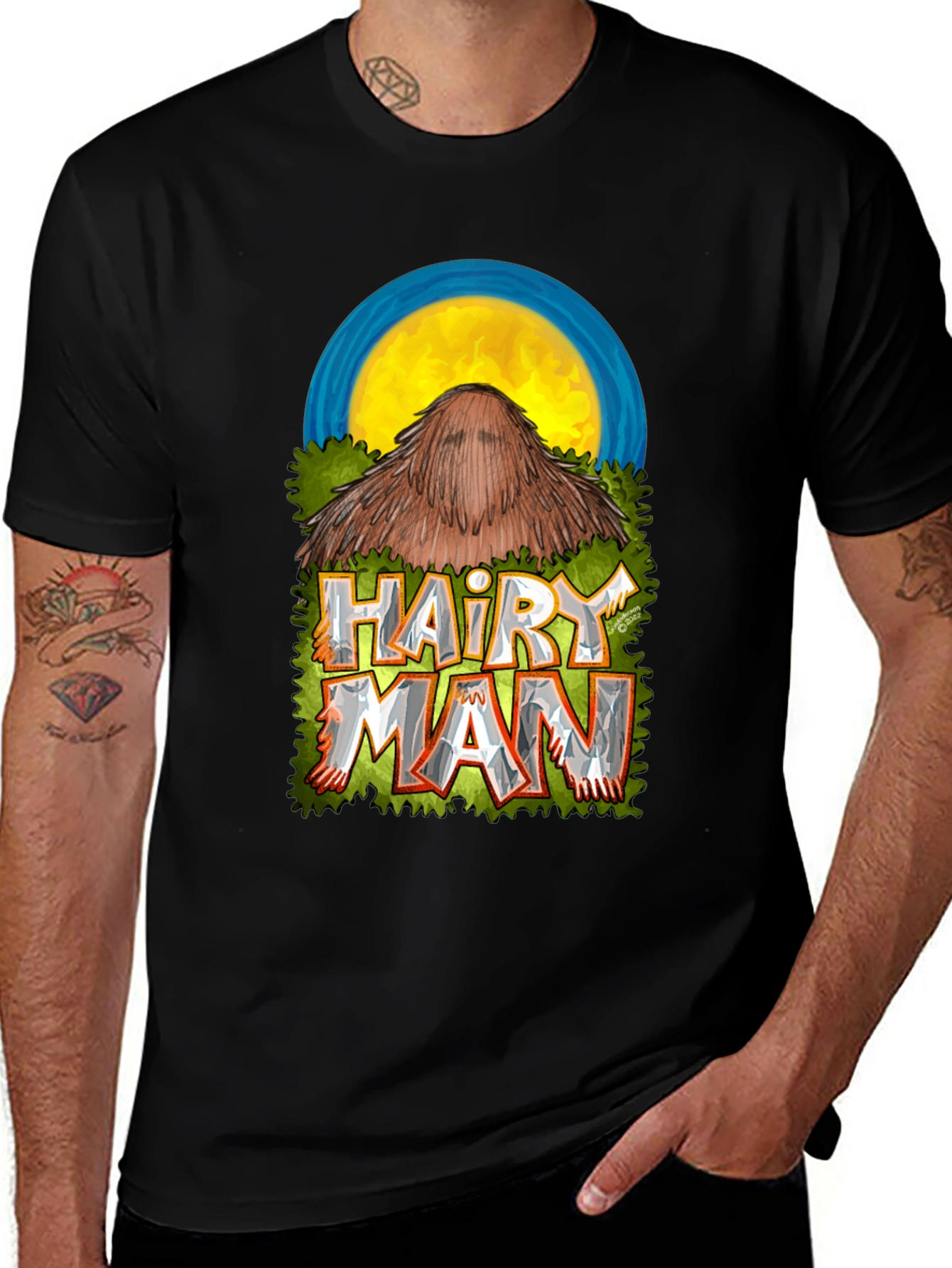 Camiseta Hombre Hairy Man