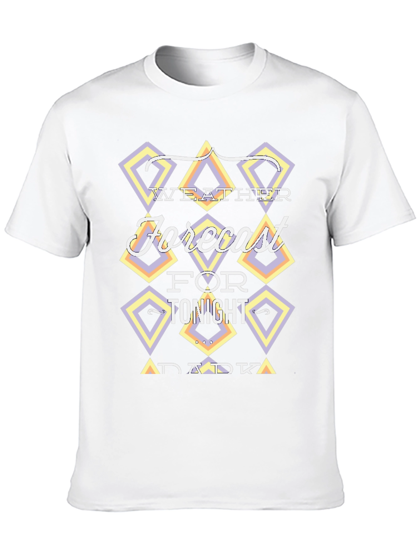 Camiseta Negra Weather Forecast