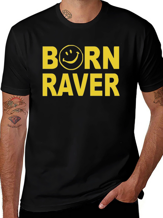 Camiseta Negra Born Raver - Estilo Único