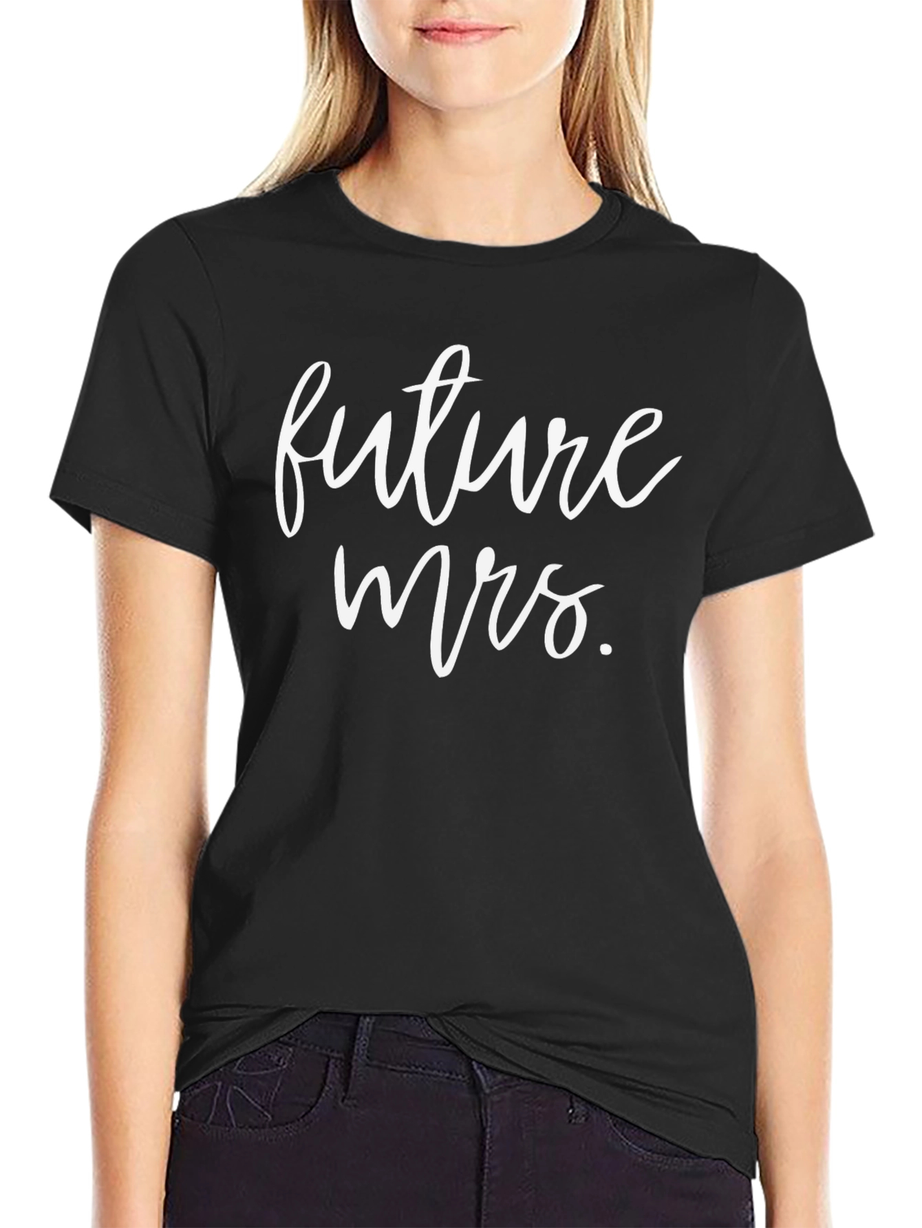 Camiseta Negra Future Mrs.