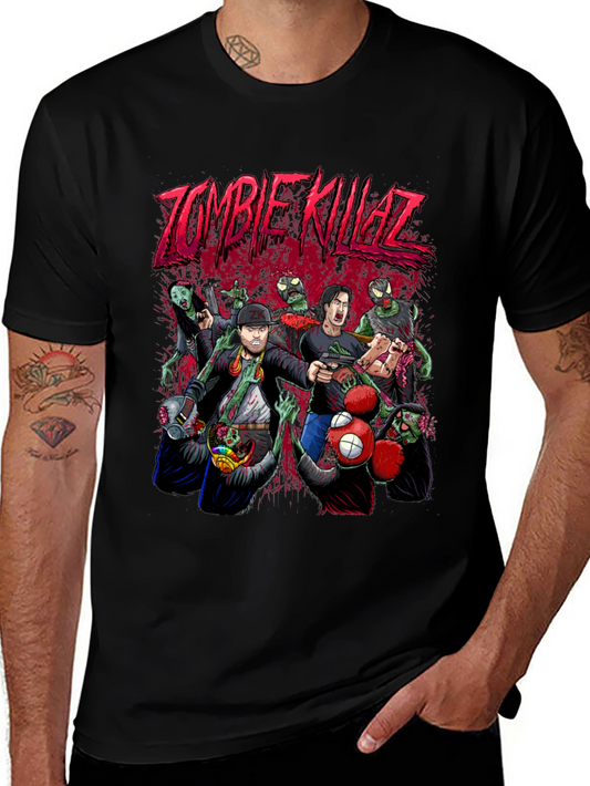Camiseta Negra Zombie Killaz