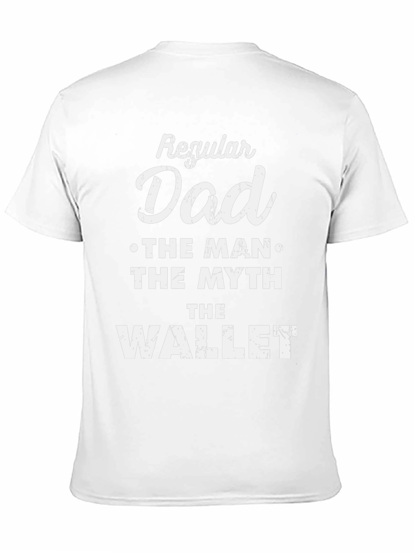 Camiseta Negra Regular Dad