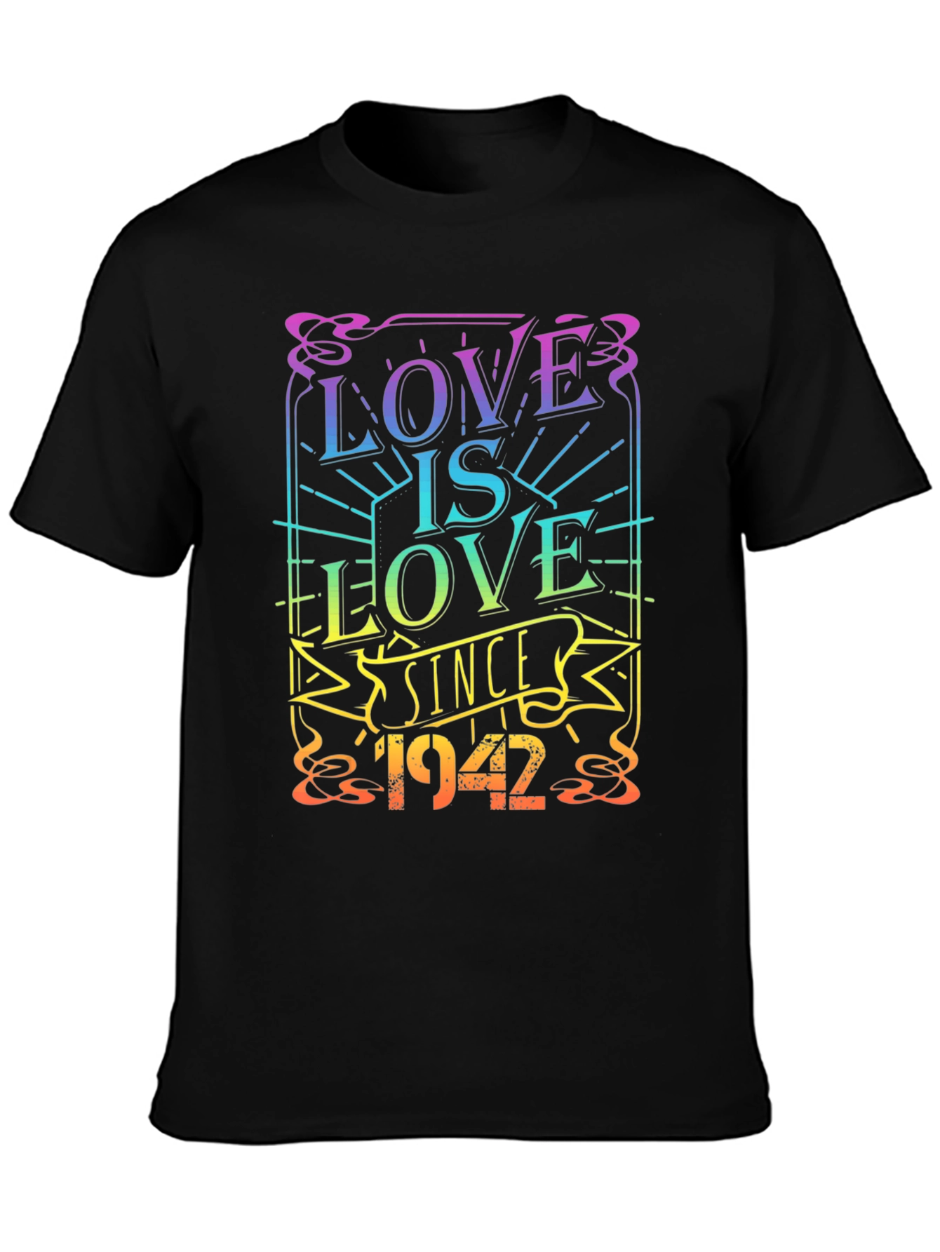 Camiseta Negra: Amor es Amor Desde 1942