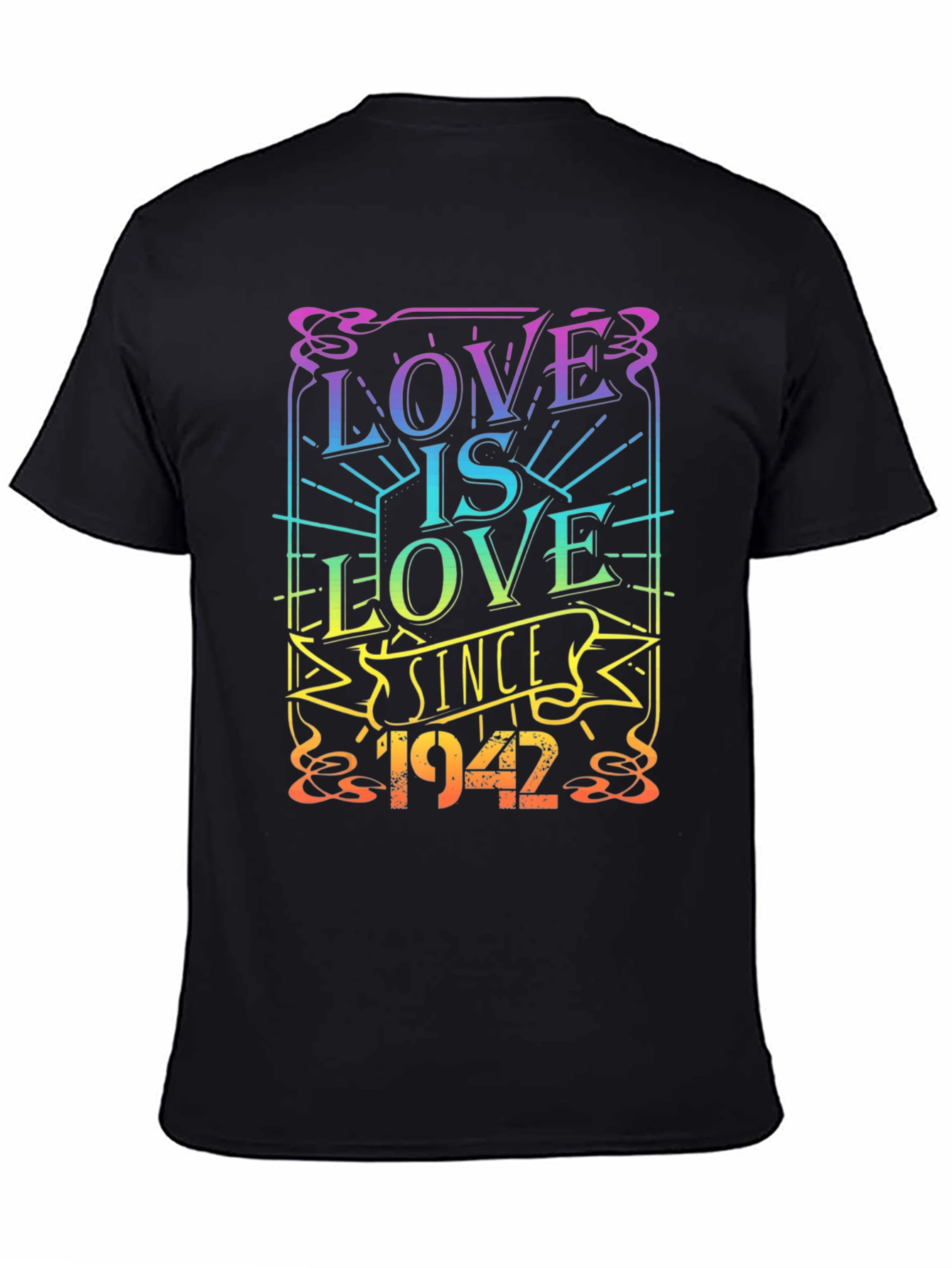 Camiseta Negra: Amor es Amor Desde 1942