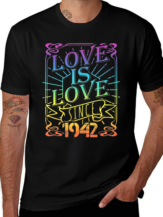 Camiseta Negra: Amor es Amor Desde 1942