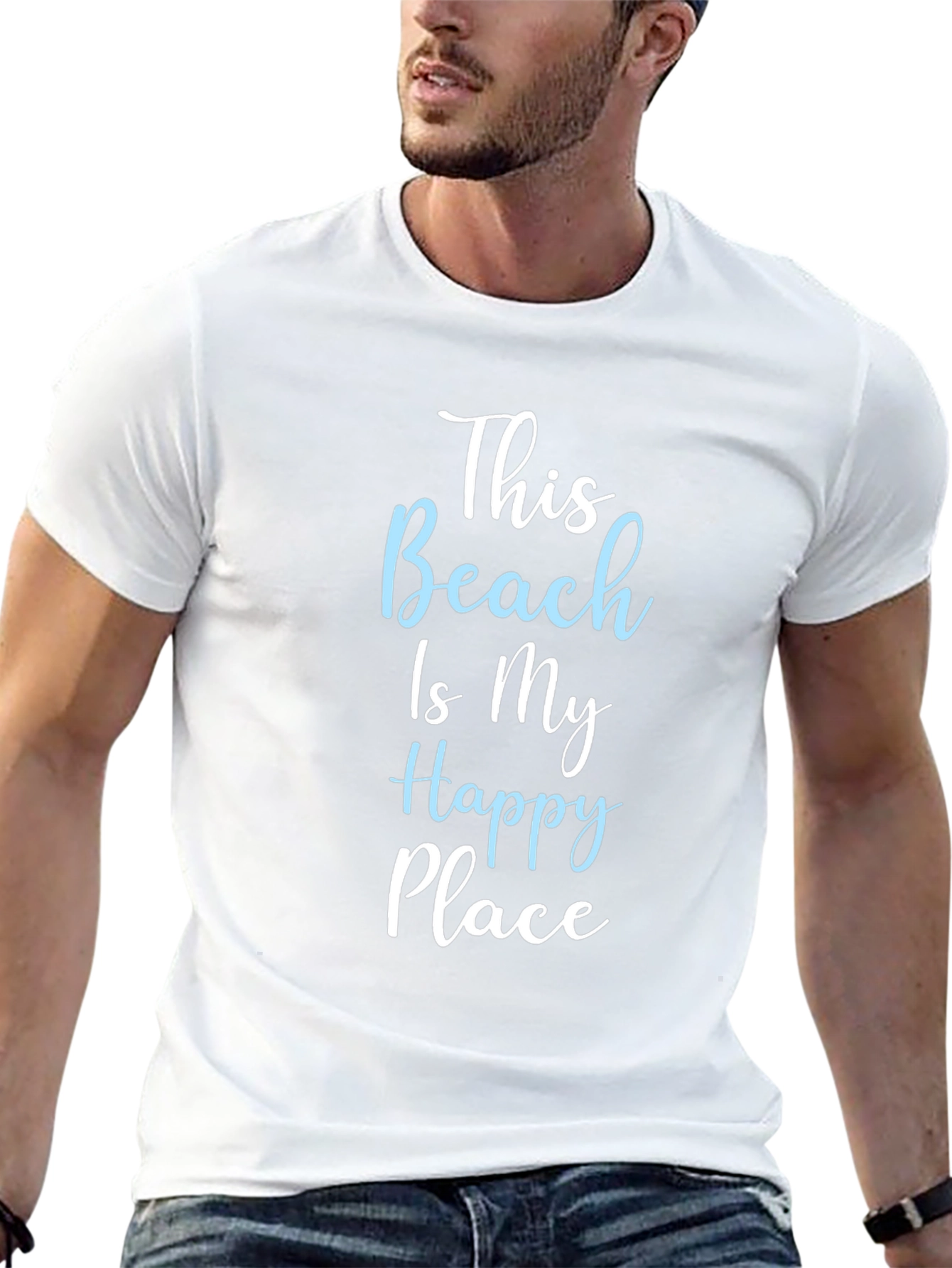 Camiseta Negra This Beach Is My Happy Place
