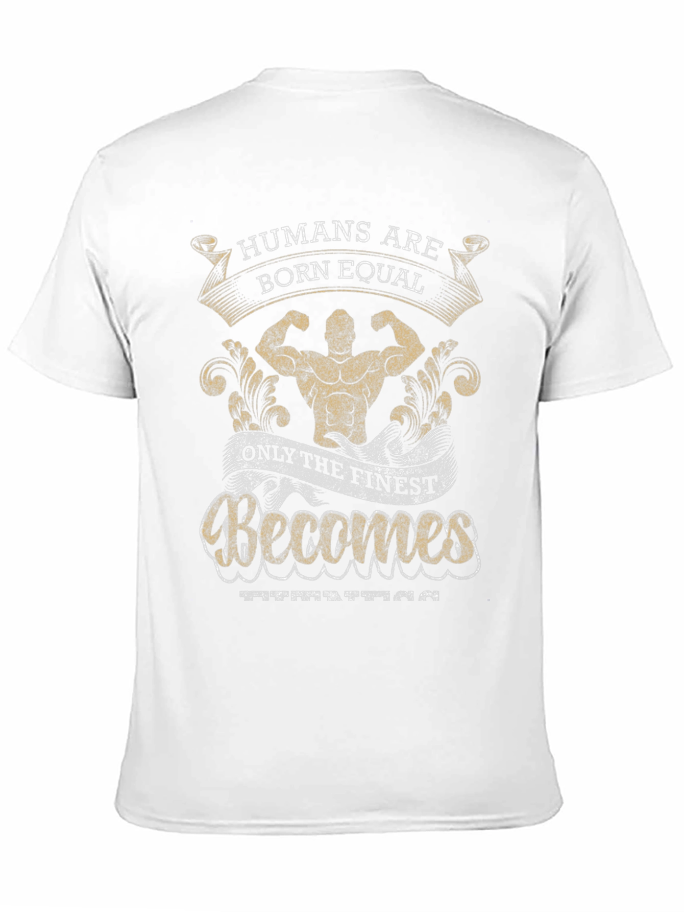 Camiseta Negra con Diseño de Motivación Fitness