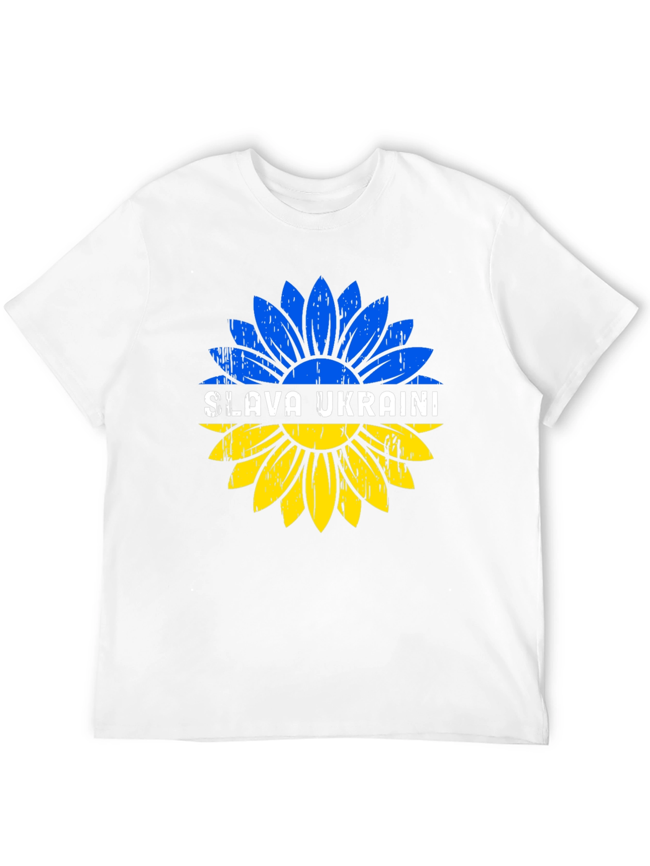 Camiseta Negra Slava Ukraini Girasol Ucraniano