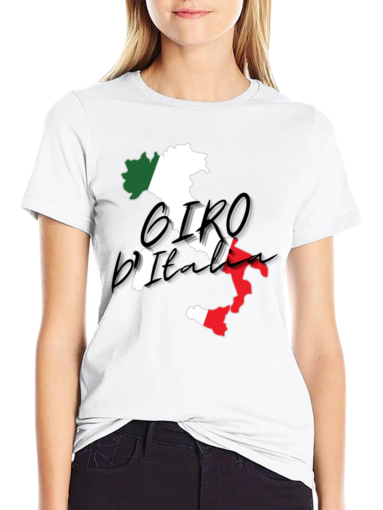 Camiseta Italia Giro - Diseño Bandera Italiana