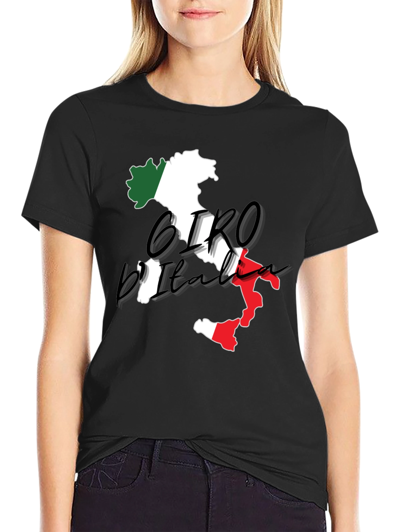 Camiseta Italia Giro - Diseño Bandera Italiana