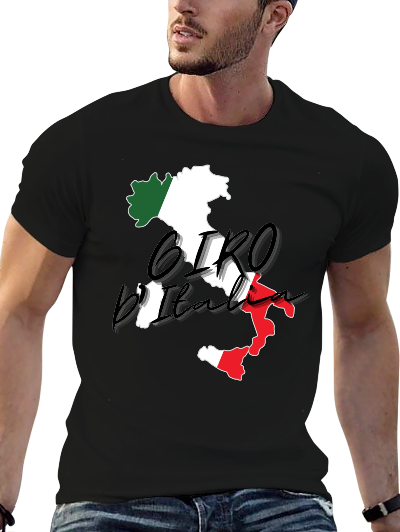 Camiseta Italia Giro - Diseño Bandera Italiana