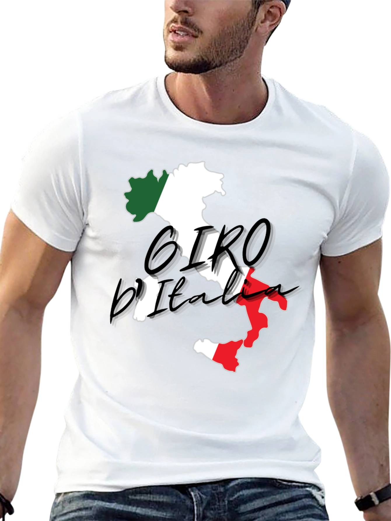 Camiseta Italia Giro - Diseño Bandera Italiana